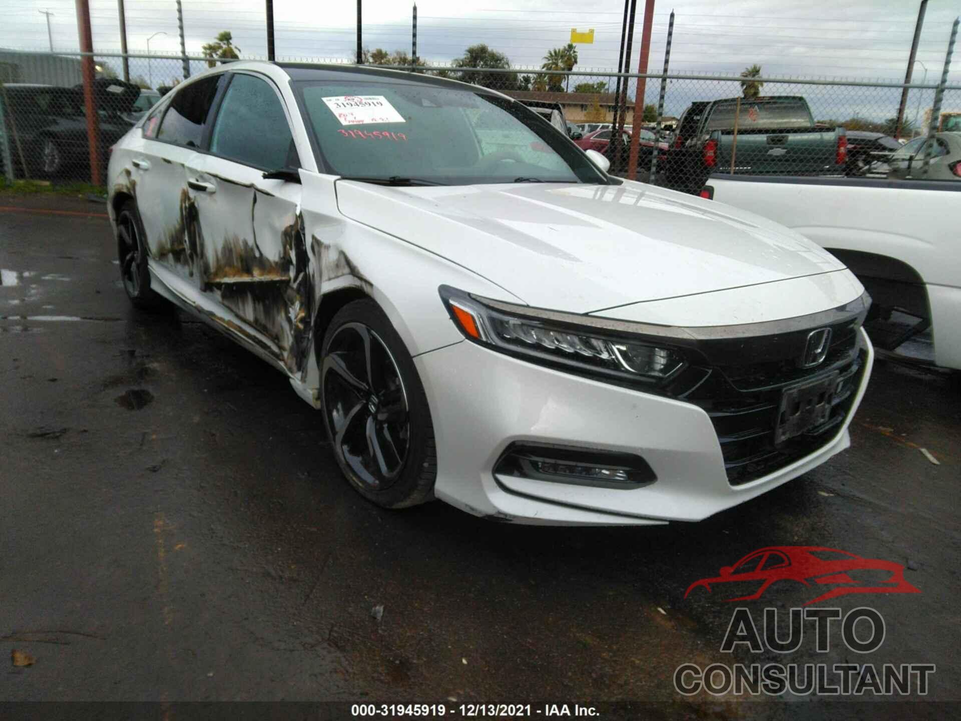HONDA ACCORD SEDAN 2019 - 1HGCV1F35KA031314