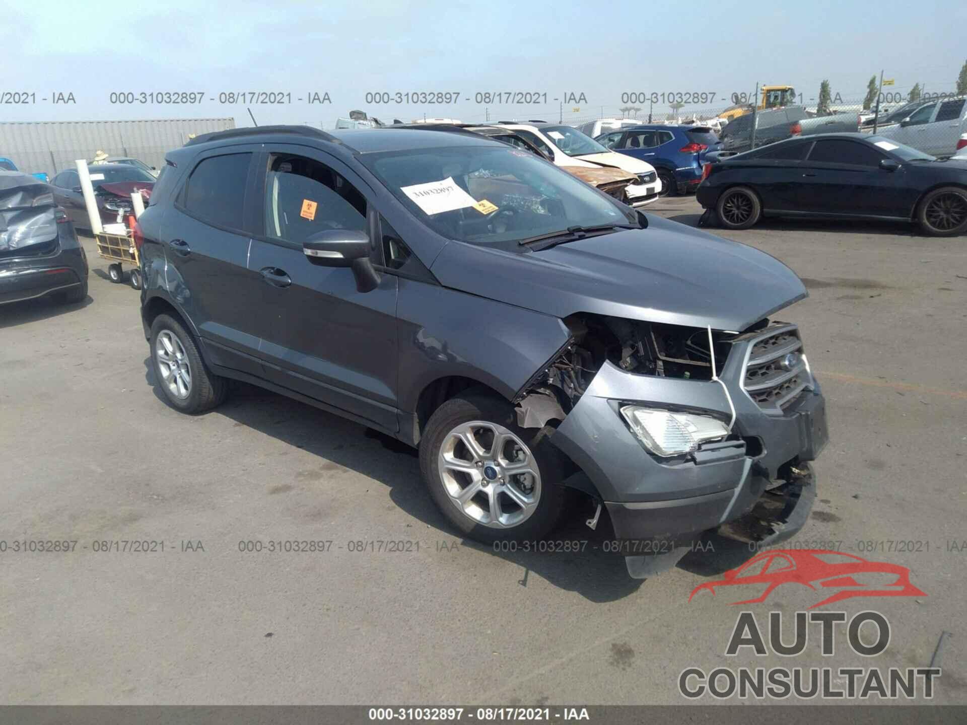 FORD ECOSPORT 2019 - MAJ3S2GE9KC302771