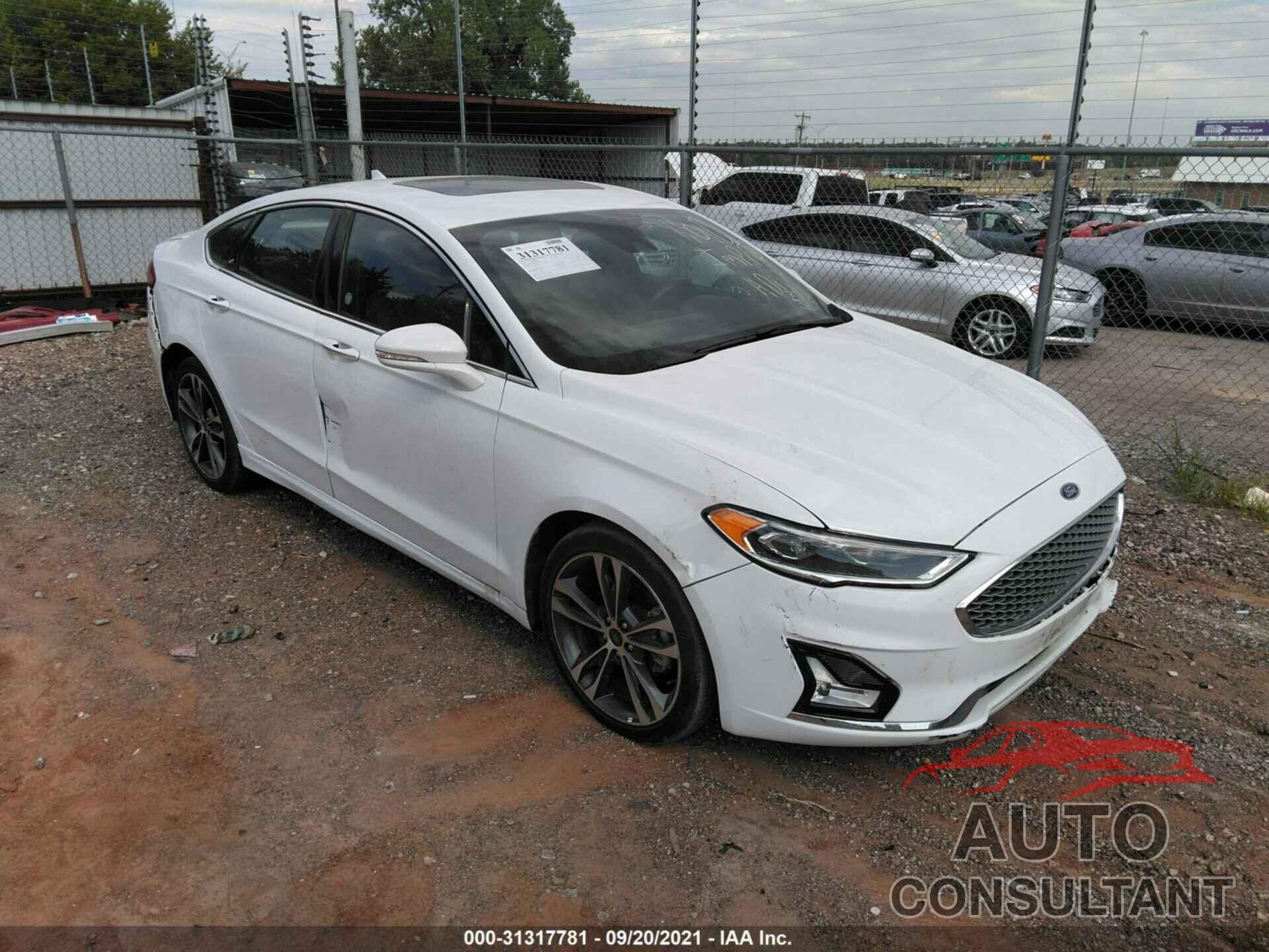 FORD FUSION 2019 - 3FA6P0D96KR153232