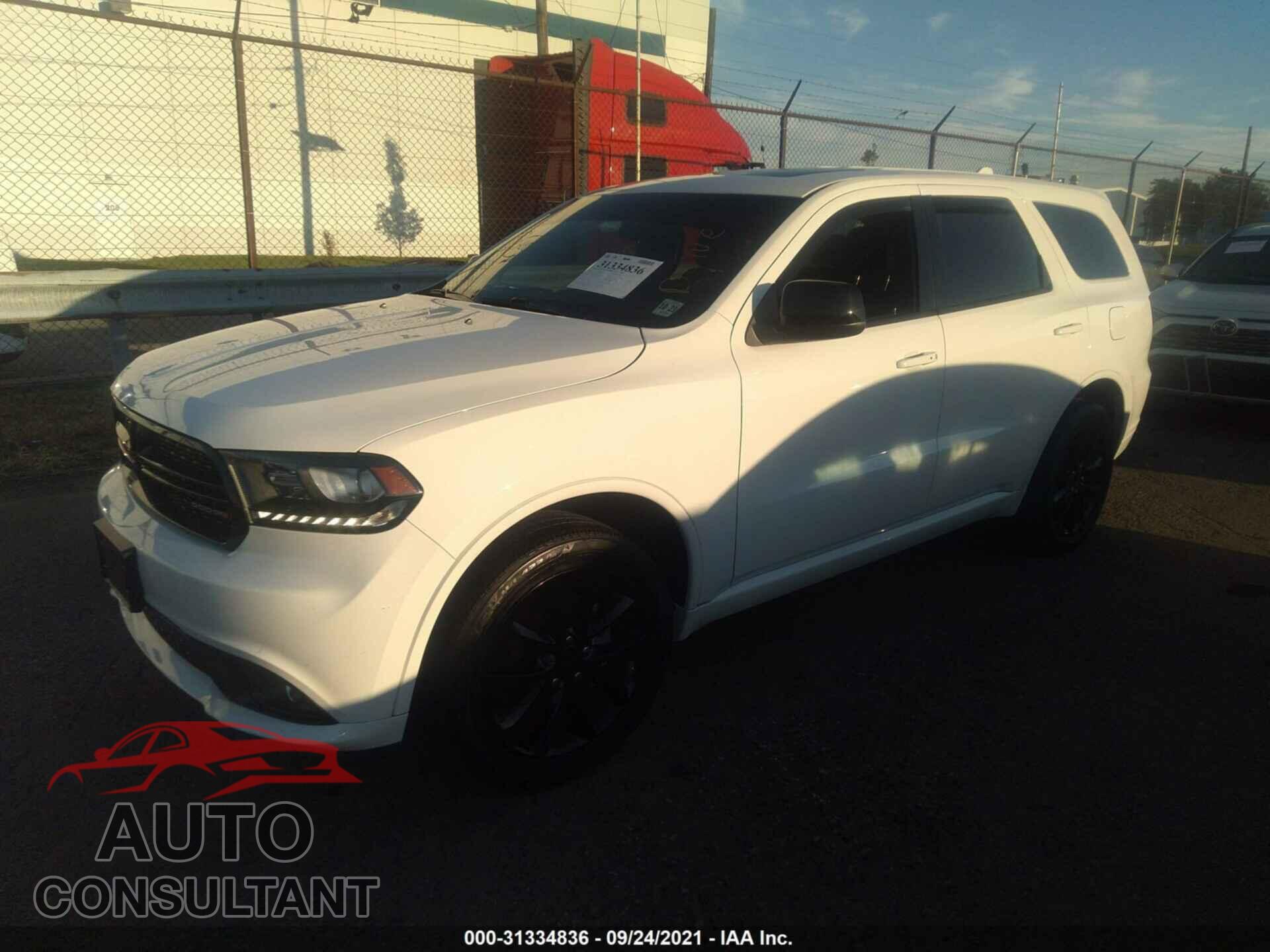 DODGE DURANGO 2018 - 1C4RDJAGXJC496809