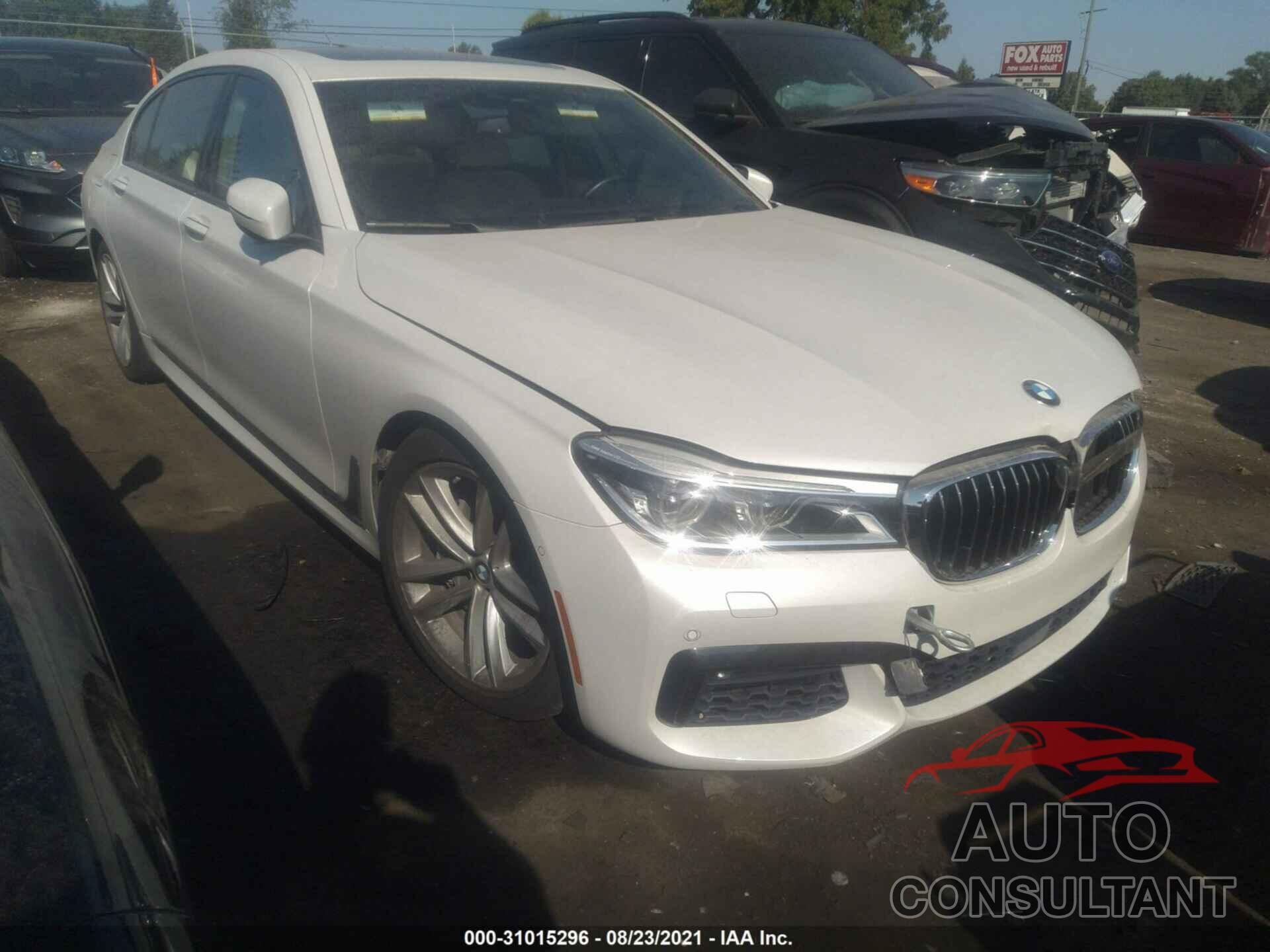 BMW 7 SERIES 2016 - WBA7F2C58GG419065