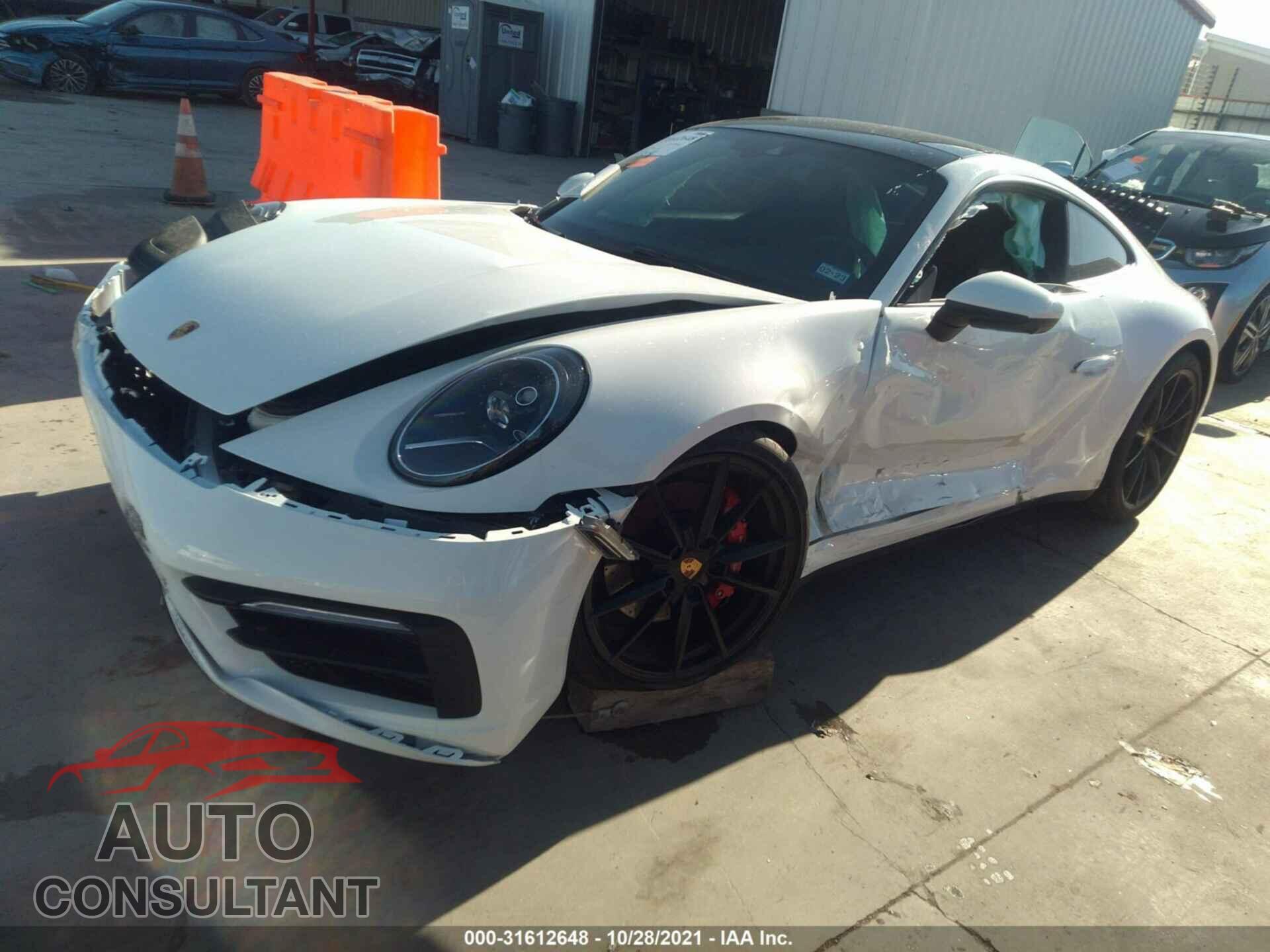 PORSCHE 911 2021 - WP0AB2A92MS221908