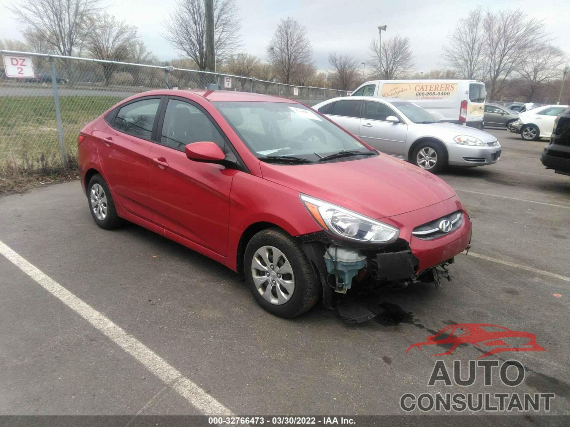 HYUNDAI ACCENT 2016 - KMHCT4AE0GU113953