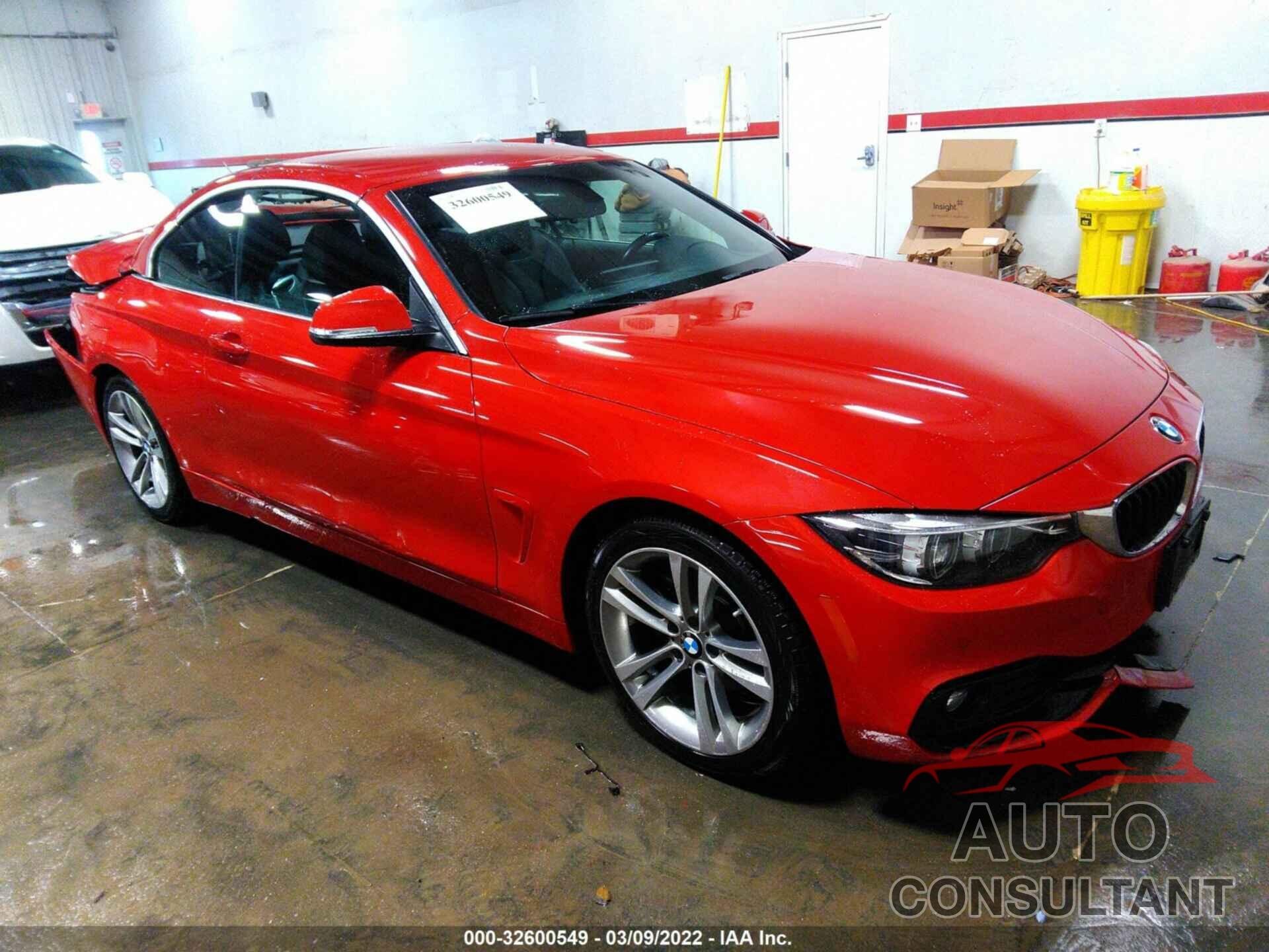 BMW 4 SERIES 2018 - WBA4Z1C54JEC70597