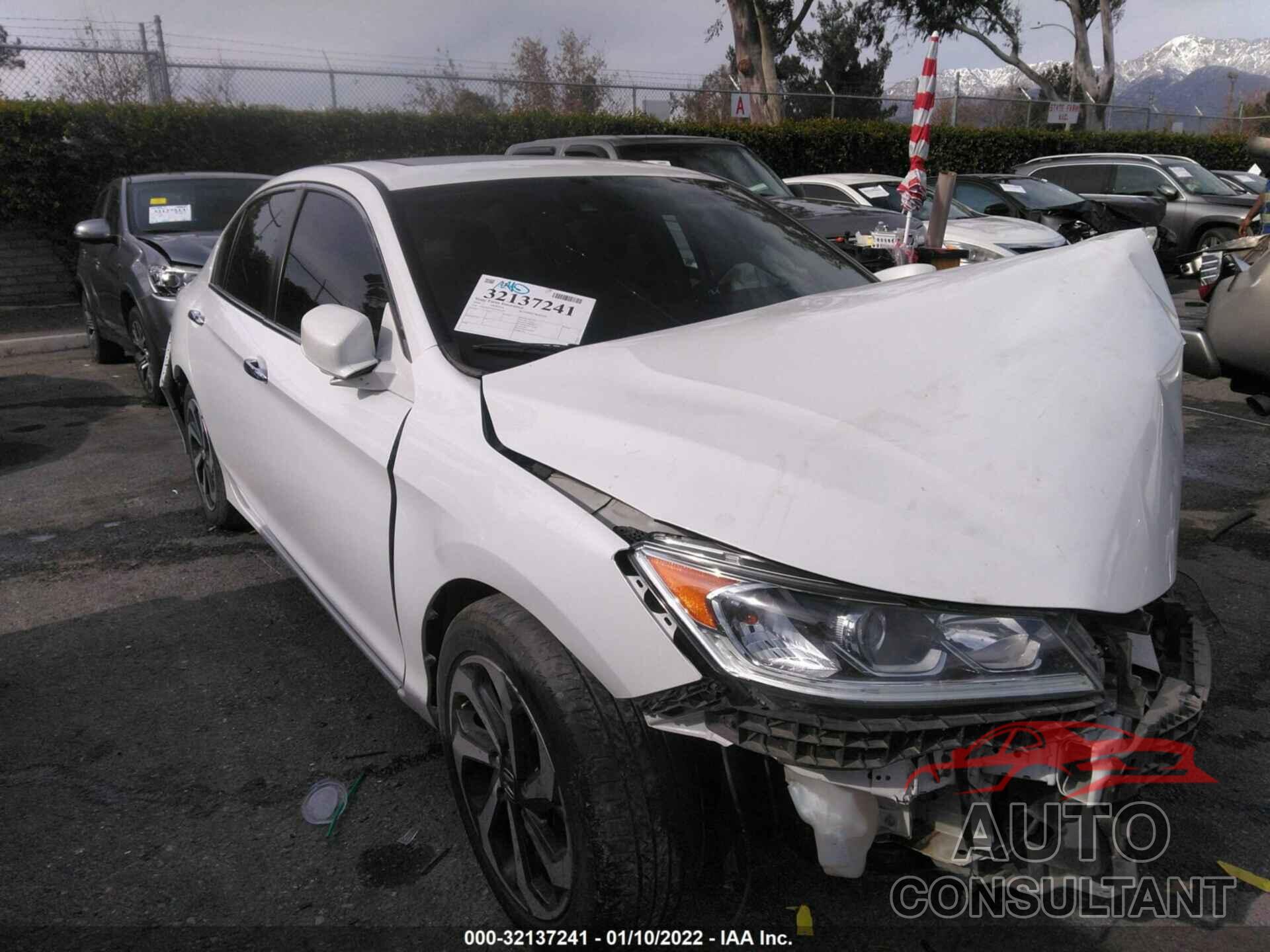 HONDA ACCORD SEDAN 2016 - 1HGCR2F0XGA093217