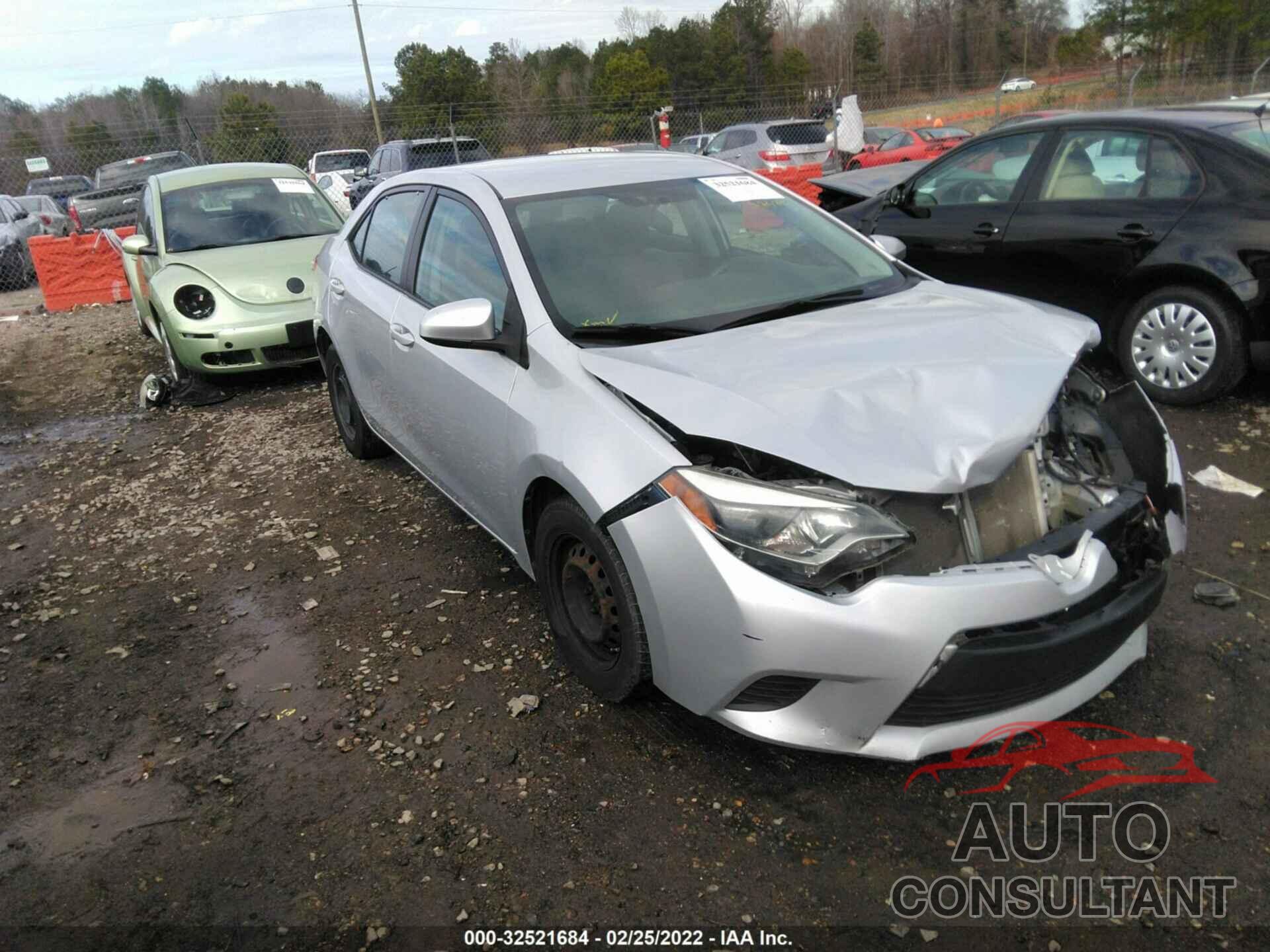 TOYOTA COROLLA 2016 - 2T1BURHEXGC599569