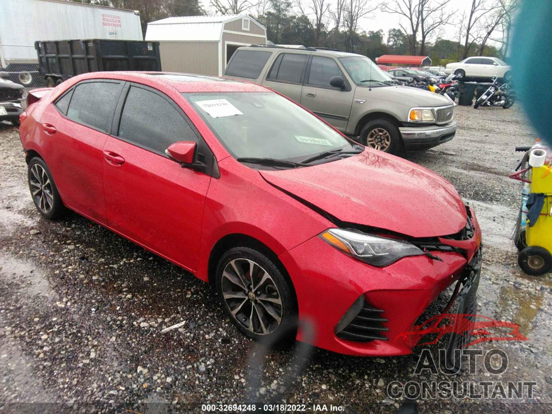 TOYOTA COROLLA 2017 - 2T1BURHE9HC877668