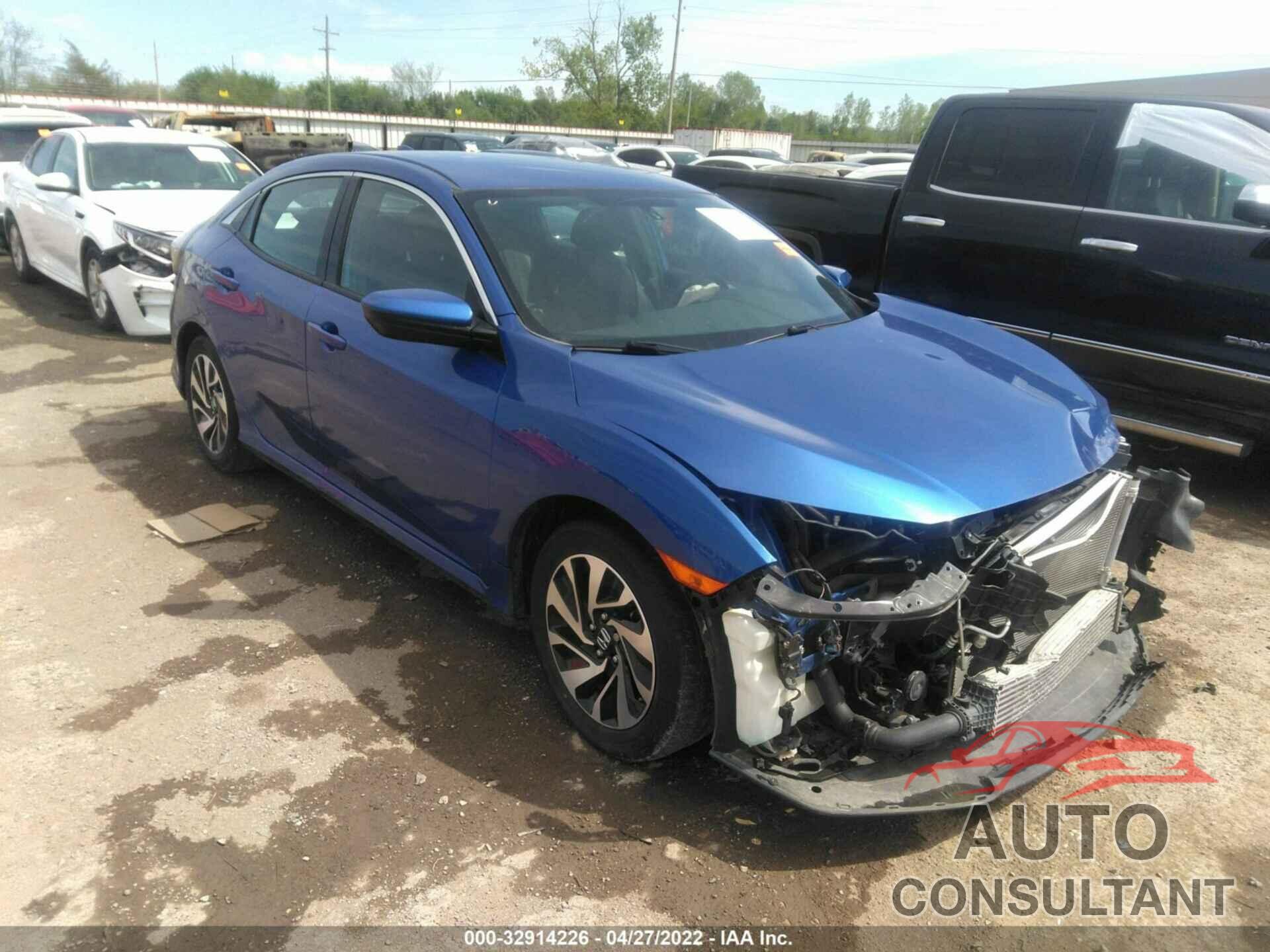 HONDA CIVIC HATCHBACK 2017 - SHHFK7H22HU420826