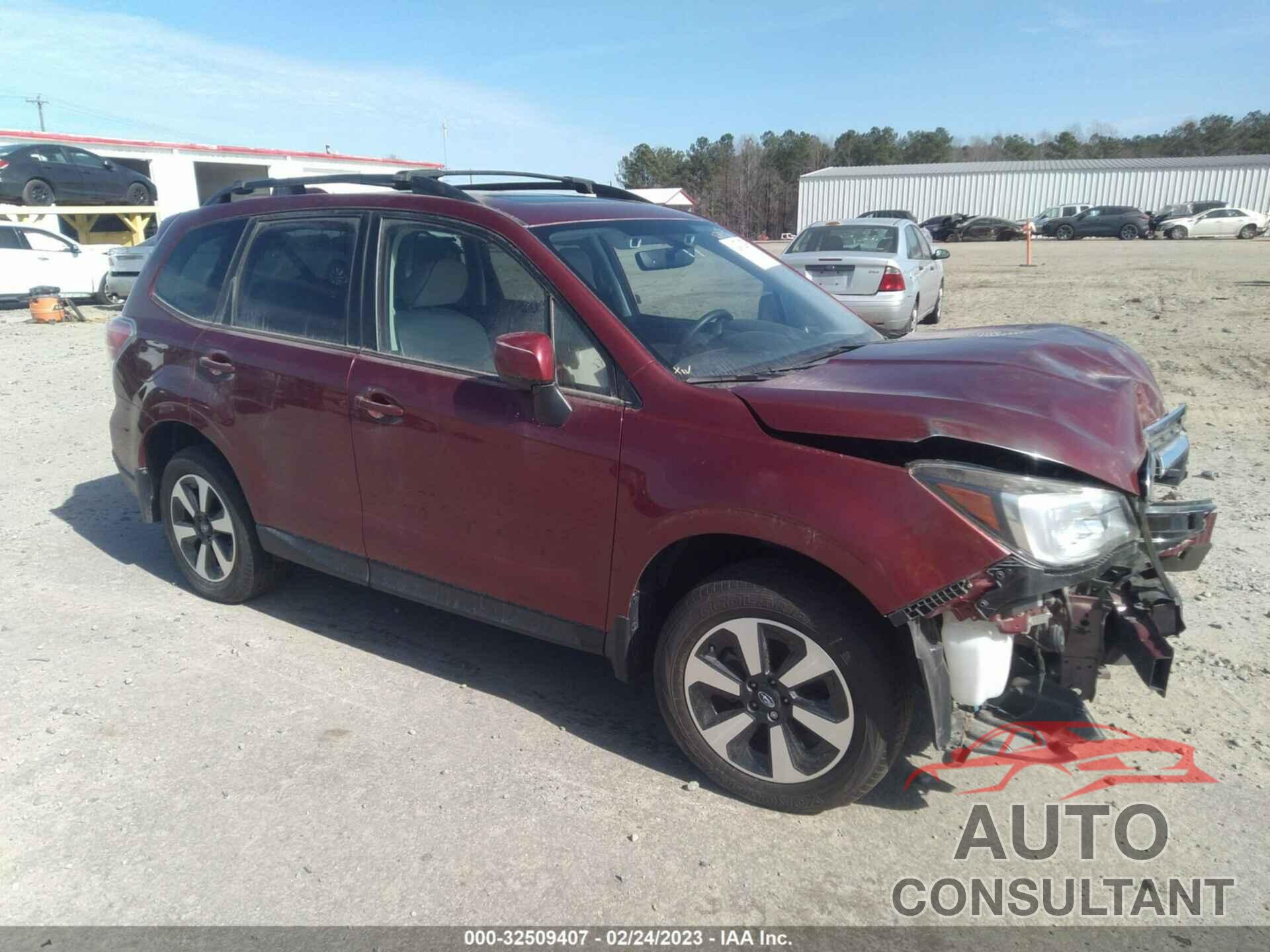 SUBARU FORESTER 2018 - JF2SJAGC4JH492743