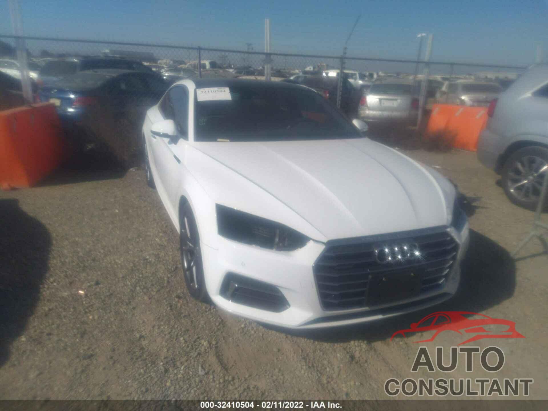 AUDI A5 COUPE 2018 - WAUPNAF52JA094609