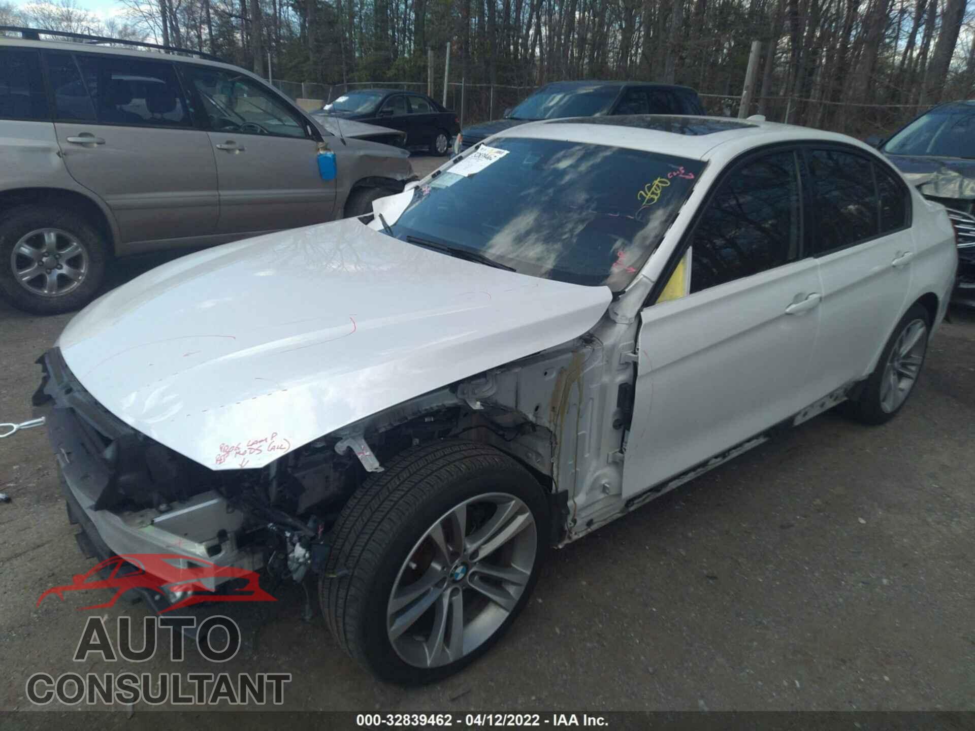 BMW 3 SERIES 2016 - WBA8E3G57GNU05645