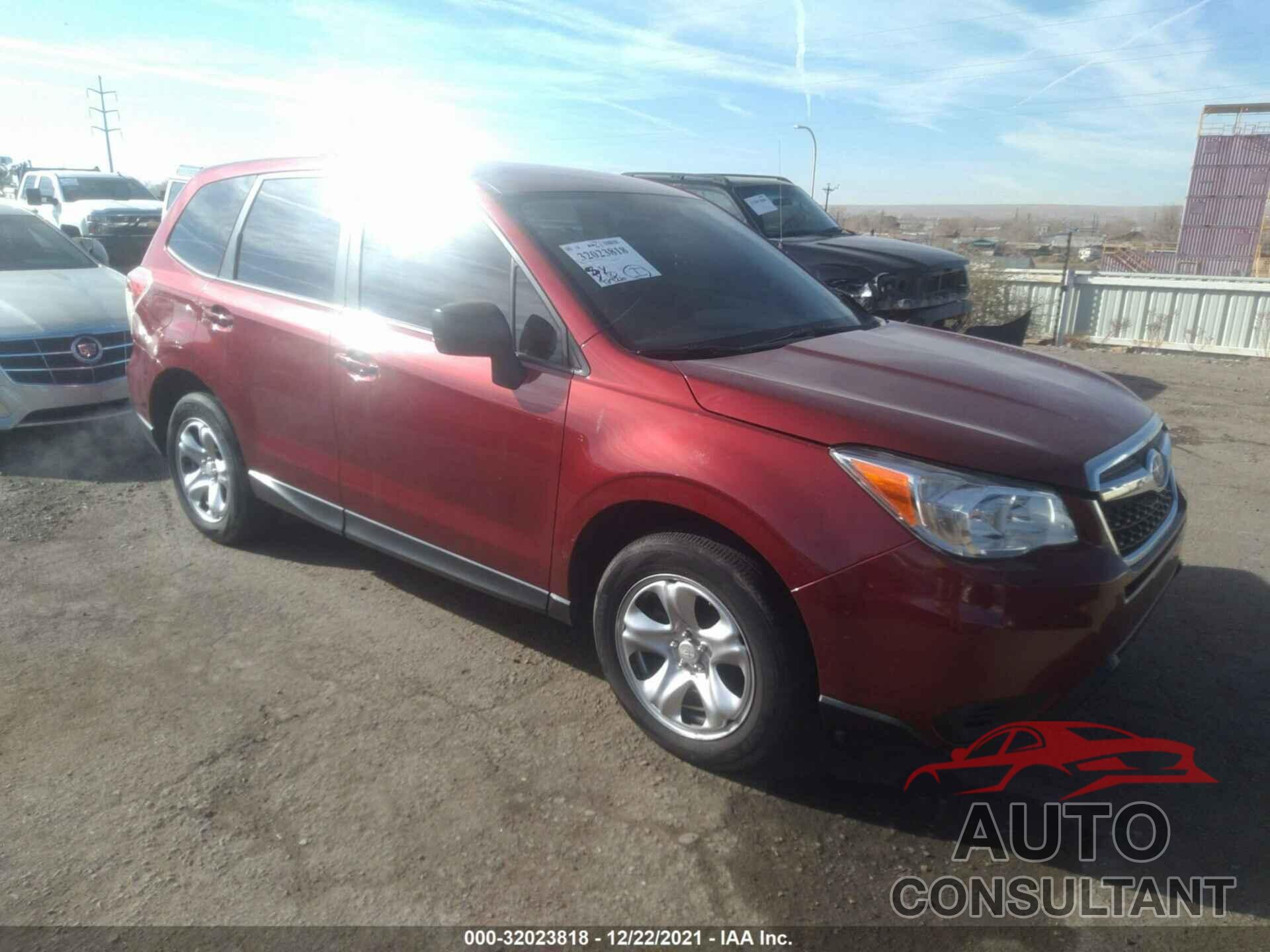SUBARU FORESTER 2016 - JF2SJAAC2GG445041