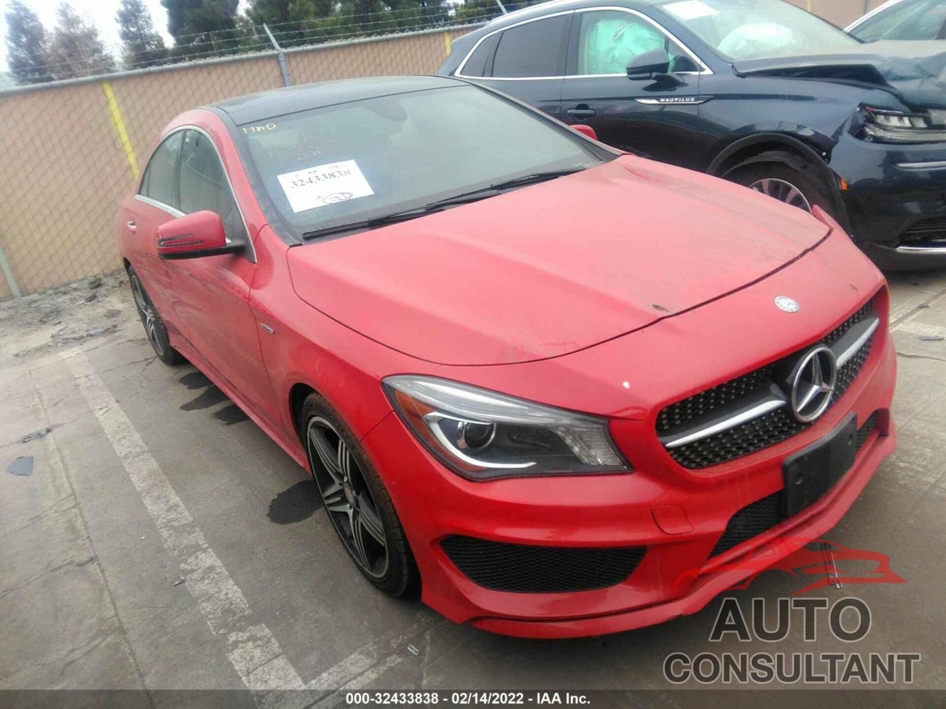 MERCEDES-BENZ CLA 2016 - WDDSJ4EB0GN383593