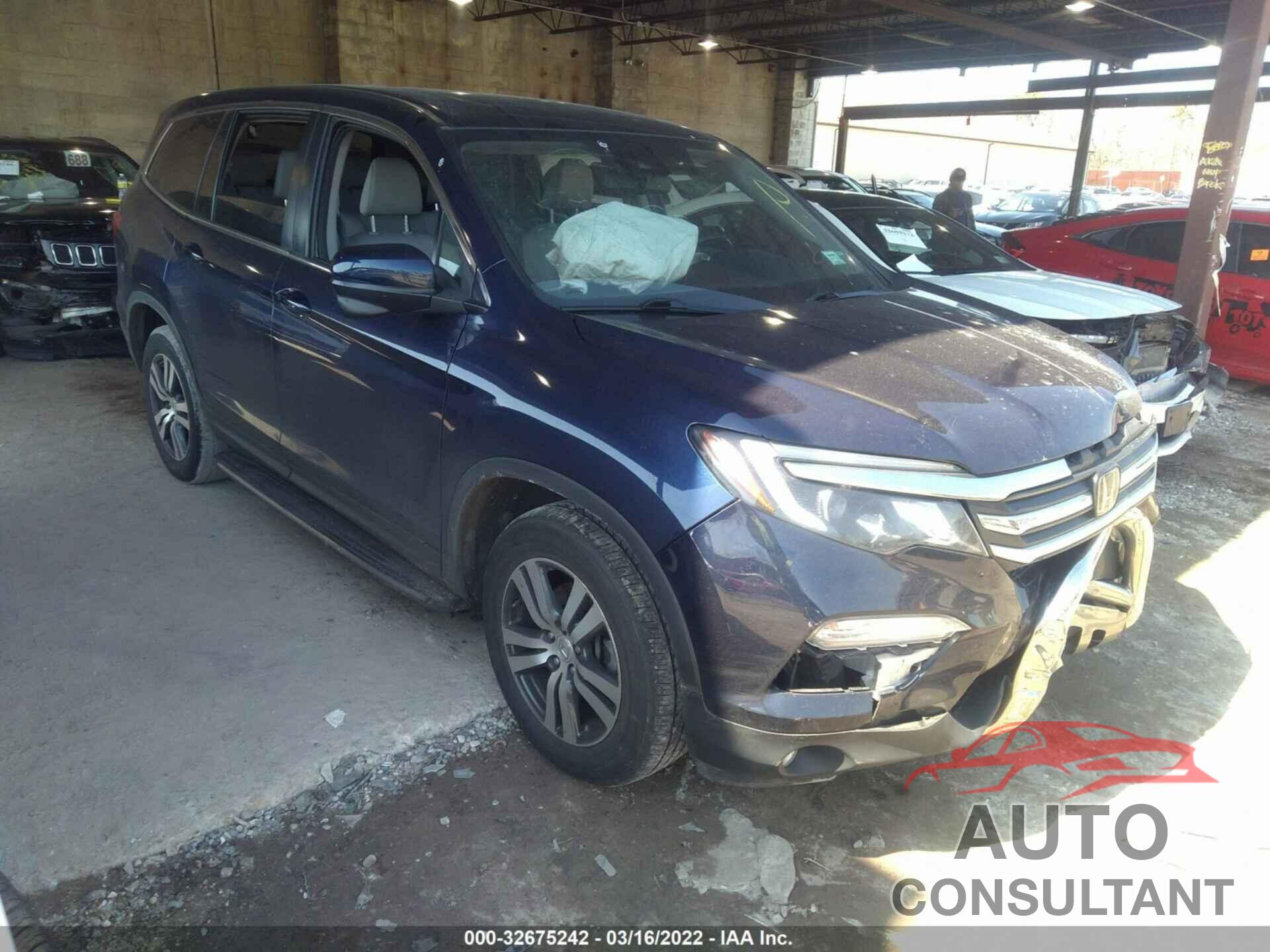HONDA PILOT 2017 - 5FNYF6H68HB070078