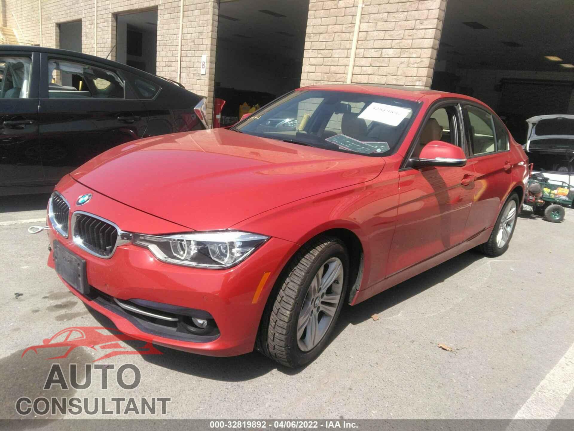 BMW 3 SERIES 2016 - WBA8E9G52GNU28947