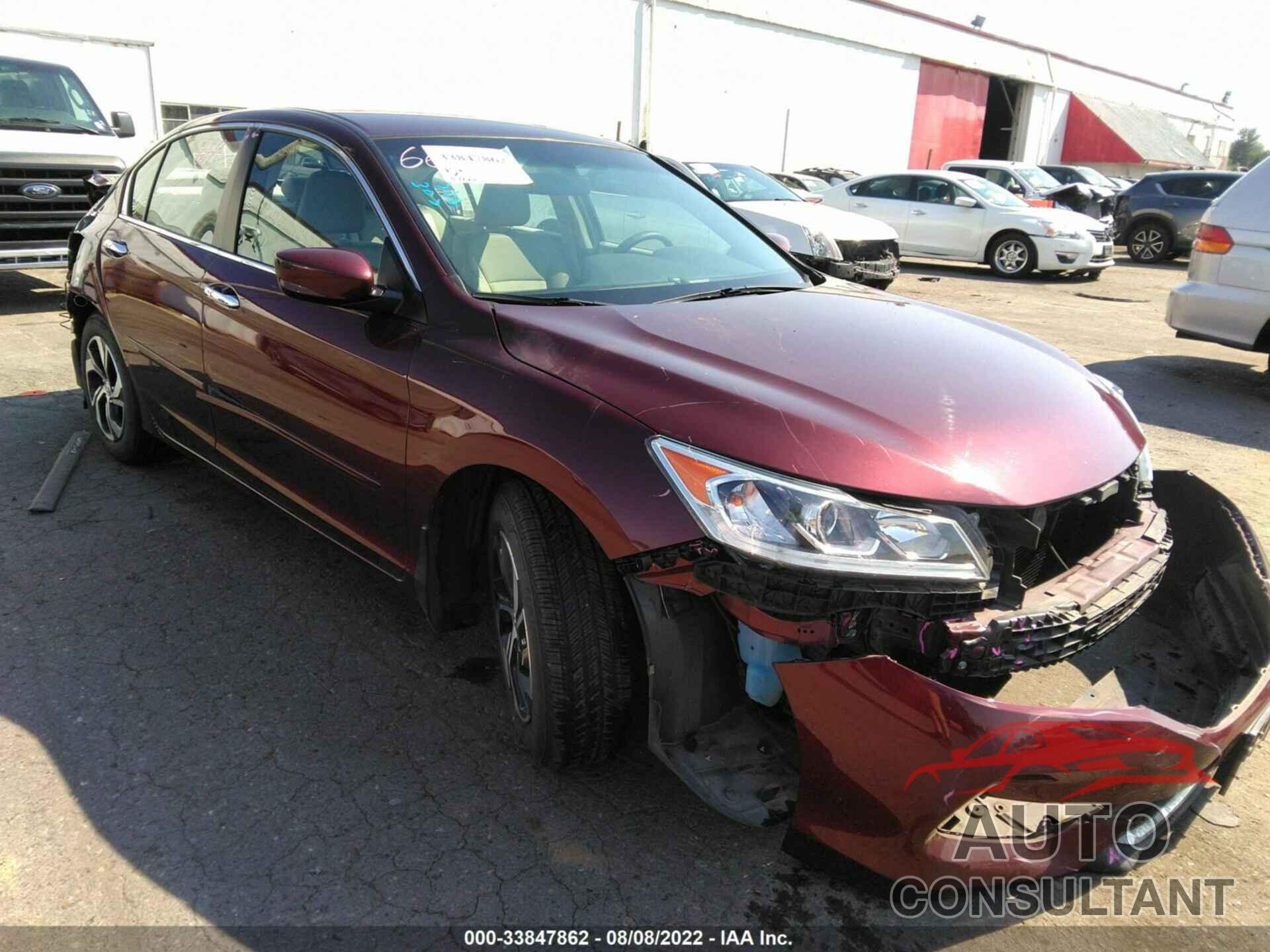 HONDA ACCORD SEDAN 2016 - 1HGCR2F39GA094420