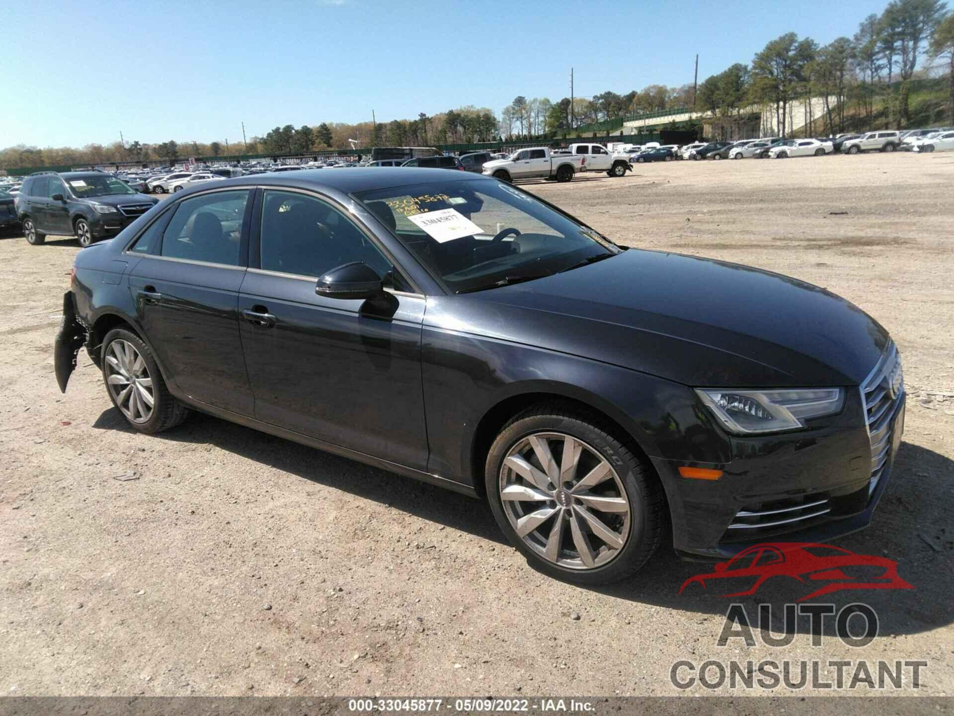 AUDI A4 2017 - WAUANAF46HN025499