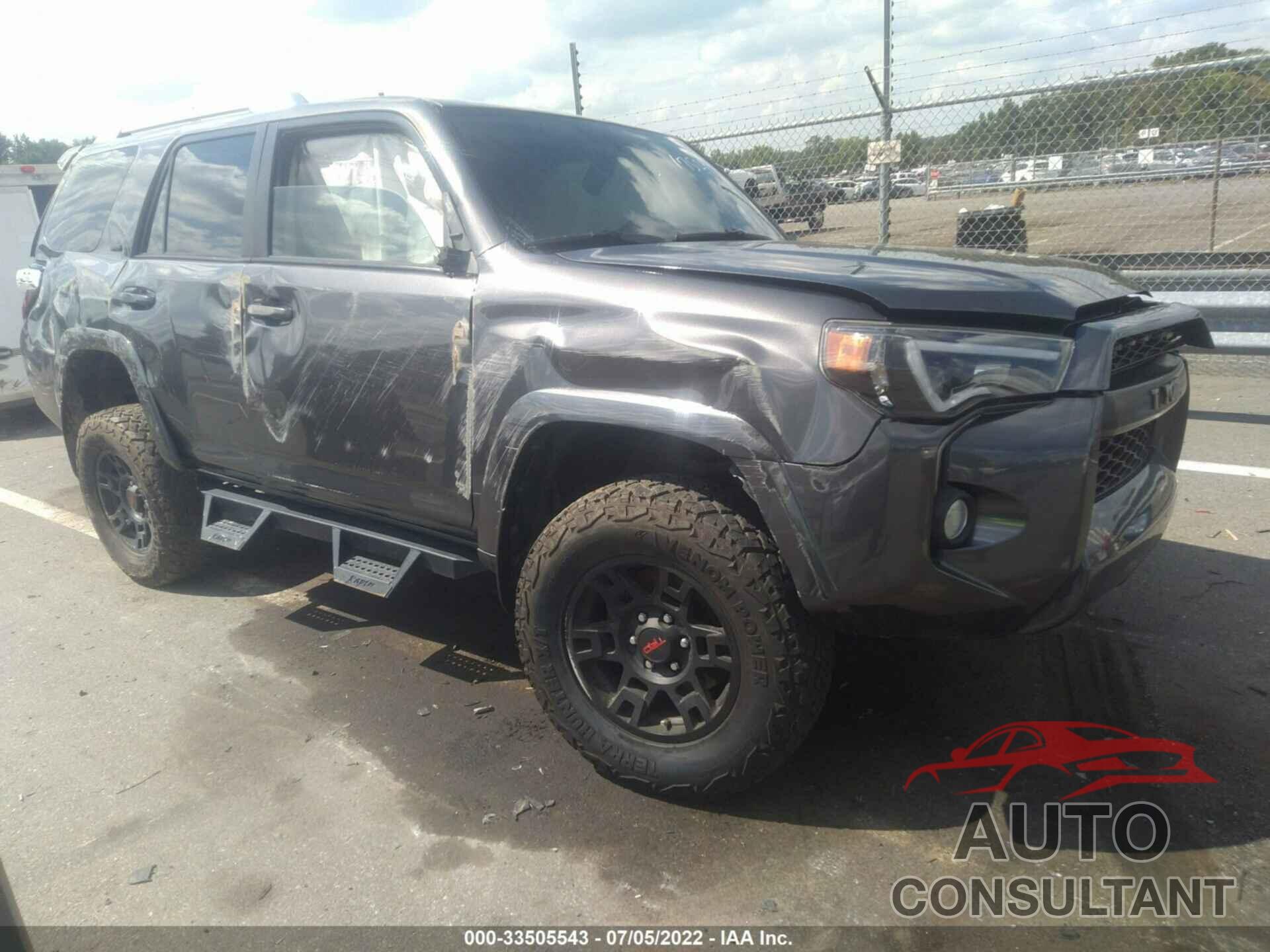 TOYOTA 4RUNNER 2018 - JTEZU5JR8J5175294