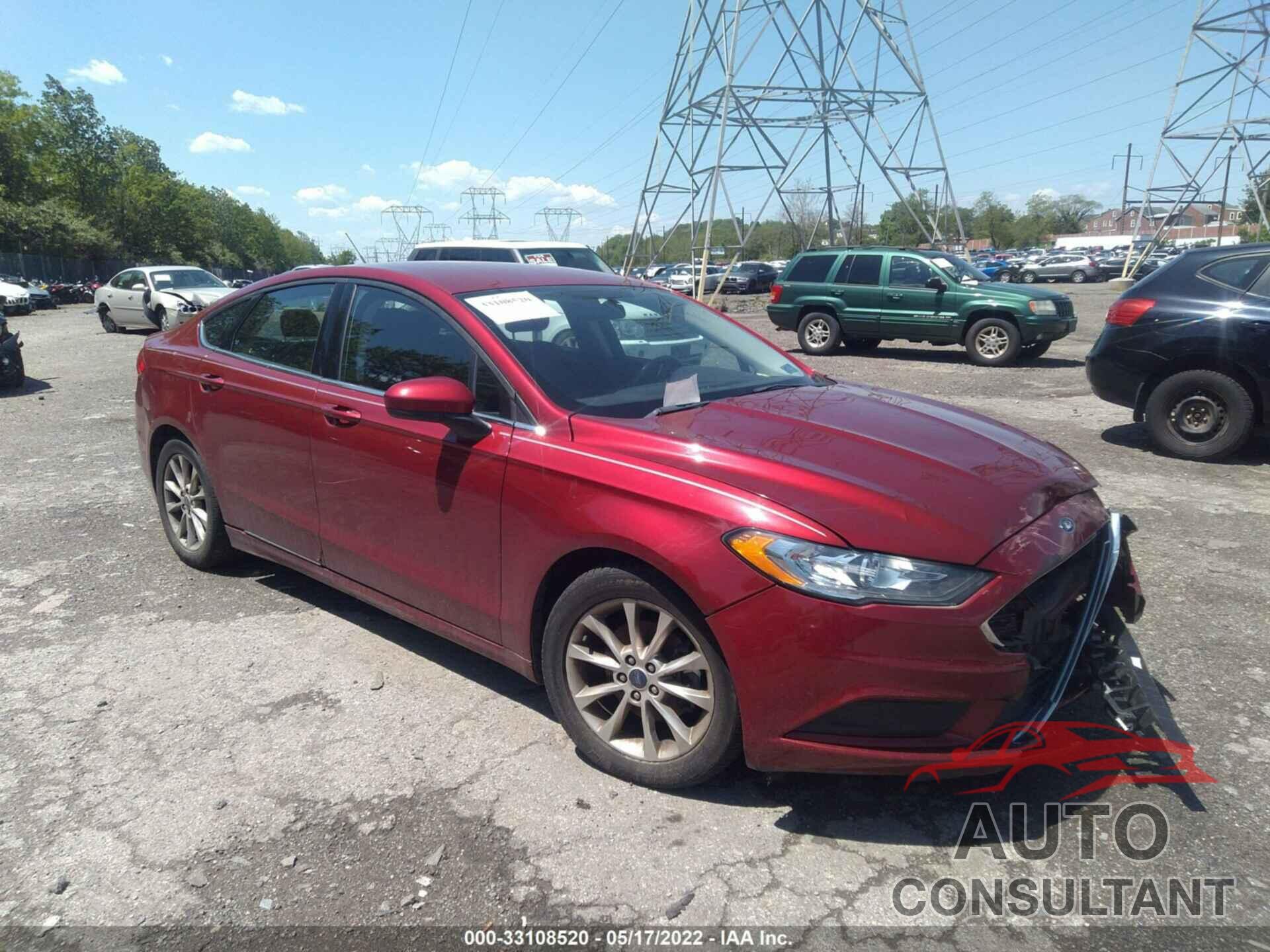 FORD FUSION 2017 - 3FA6P0HD2HR107372