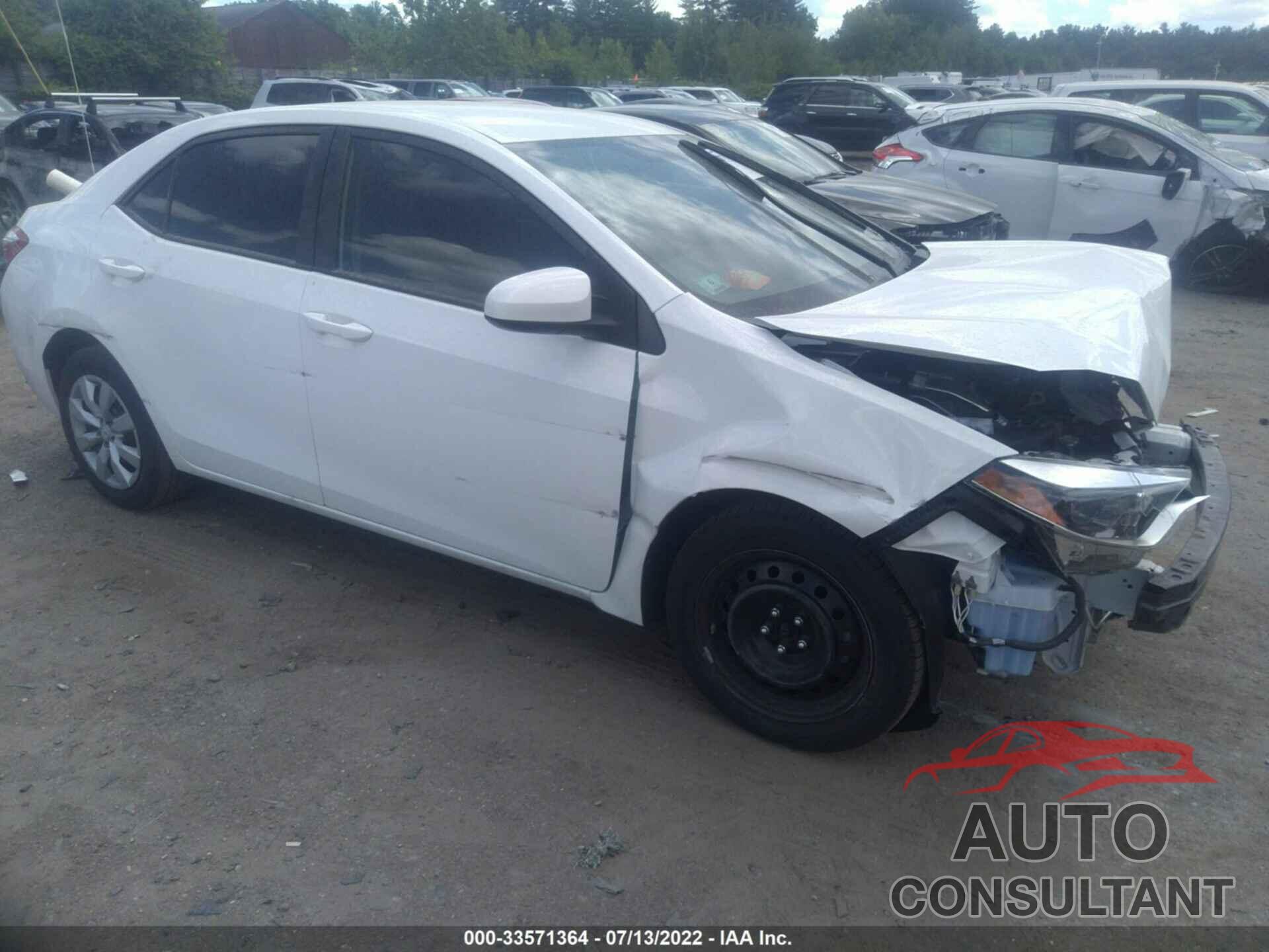 TOYOTA COROLLA 2016 - 2T1BURHE8GC607443