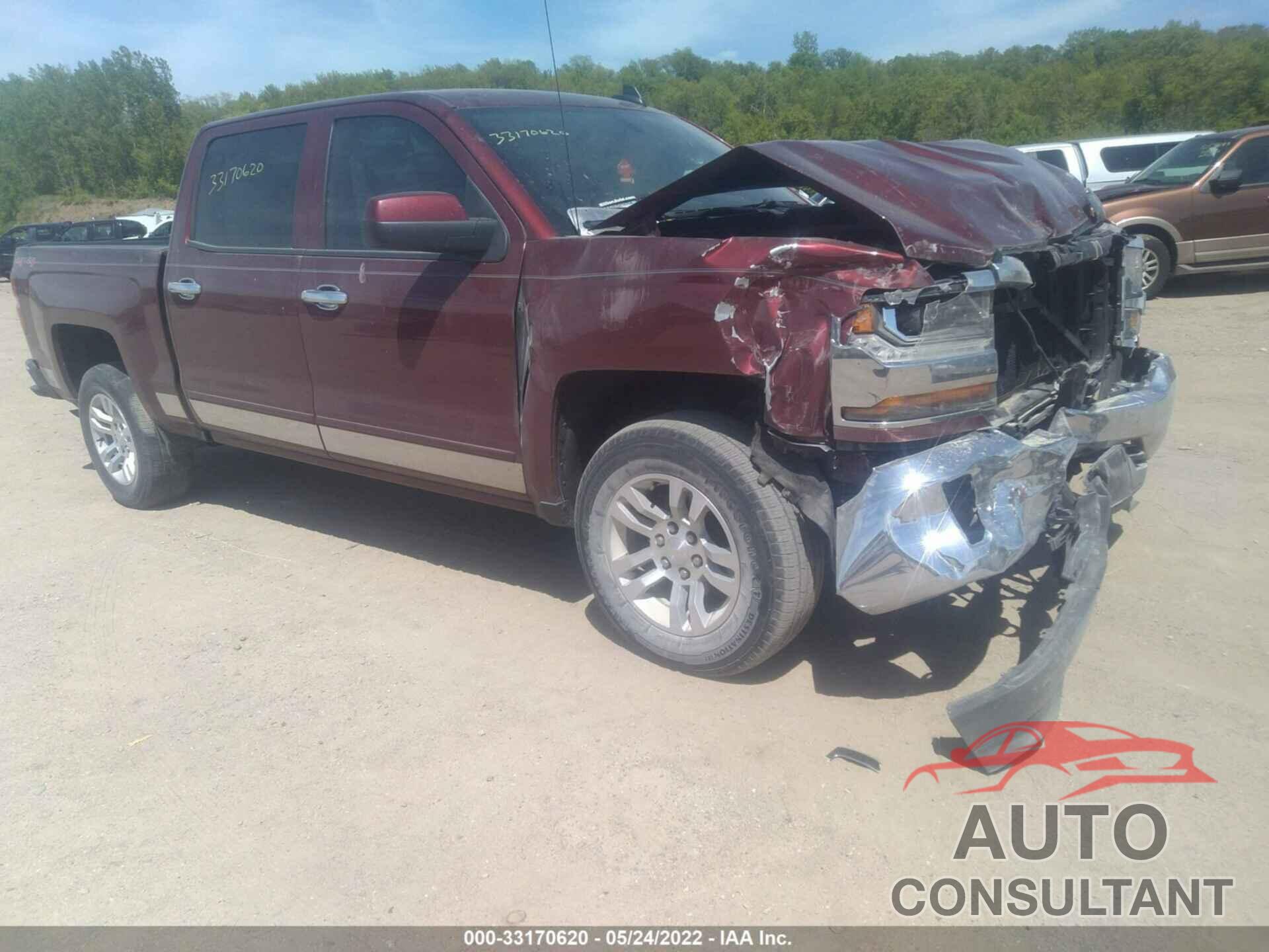 CHEVROLET SILVERADO 1500 2017 - 3GCUKREC3HG308497