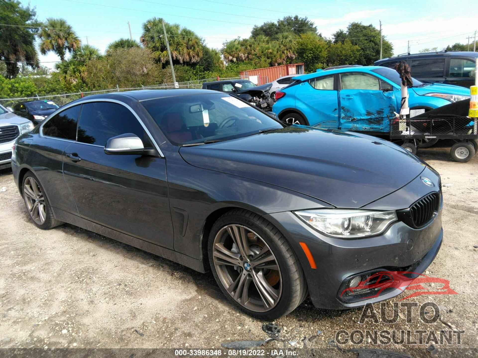 BMW 4 SERIES 2017 - WBA4P1C5XHK522237