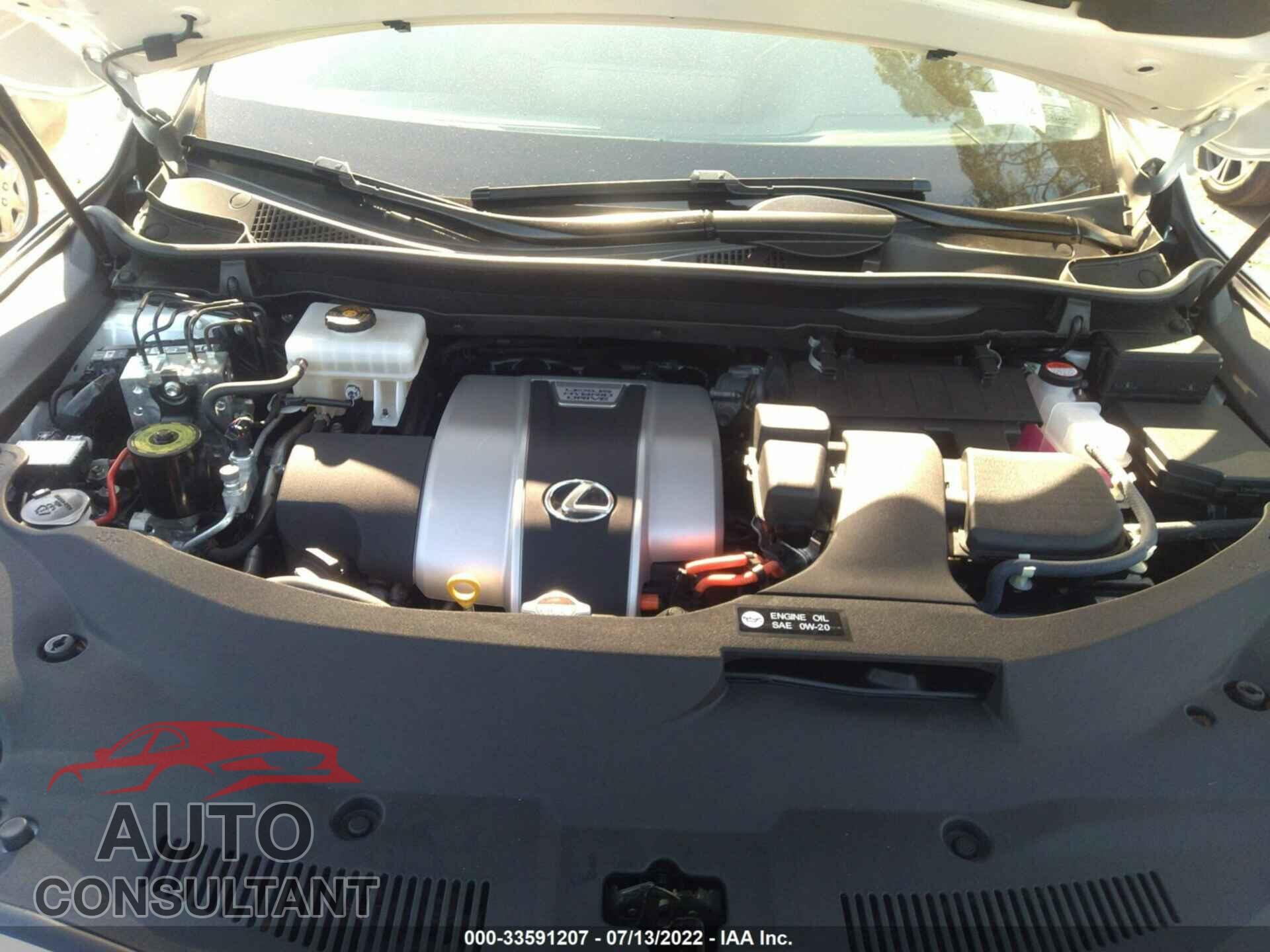 LEXUS RX 2017 - 2T2BGMCA4HC011774