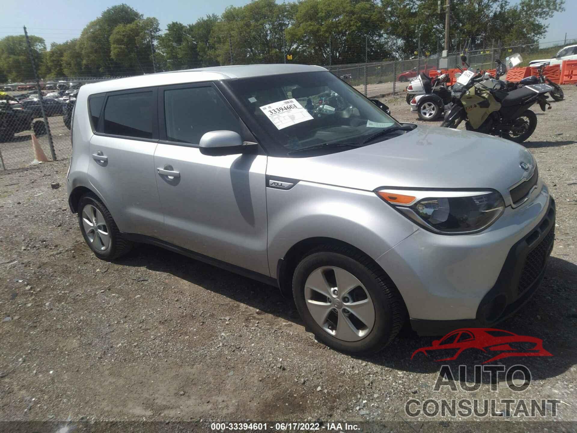 KIA SOUL 2016 - KNDJN2A22G7821457