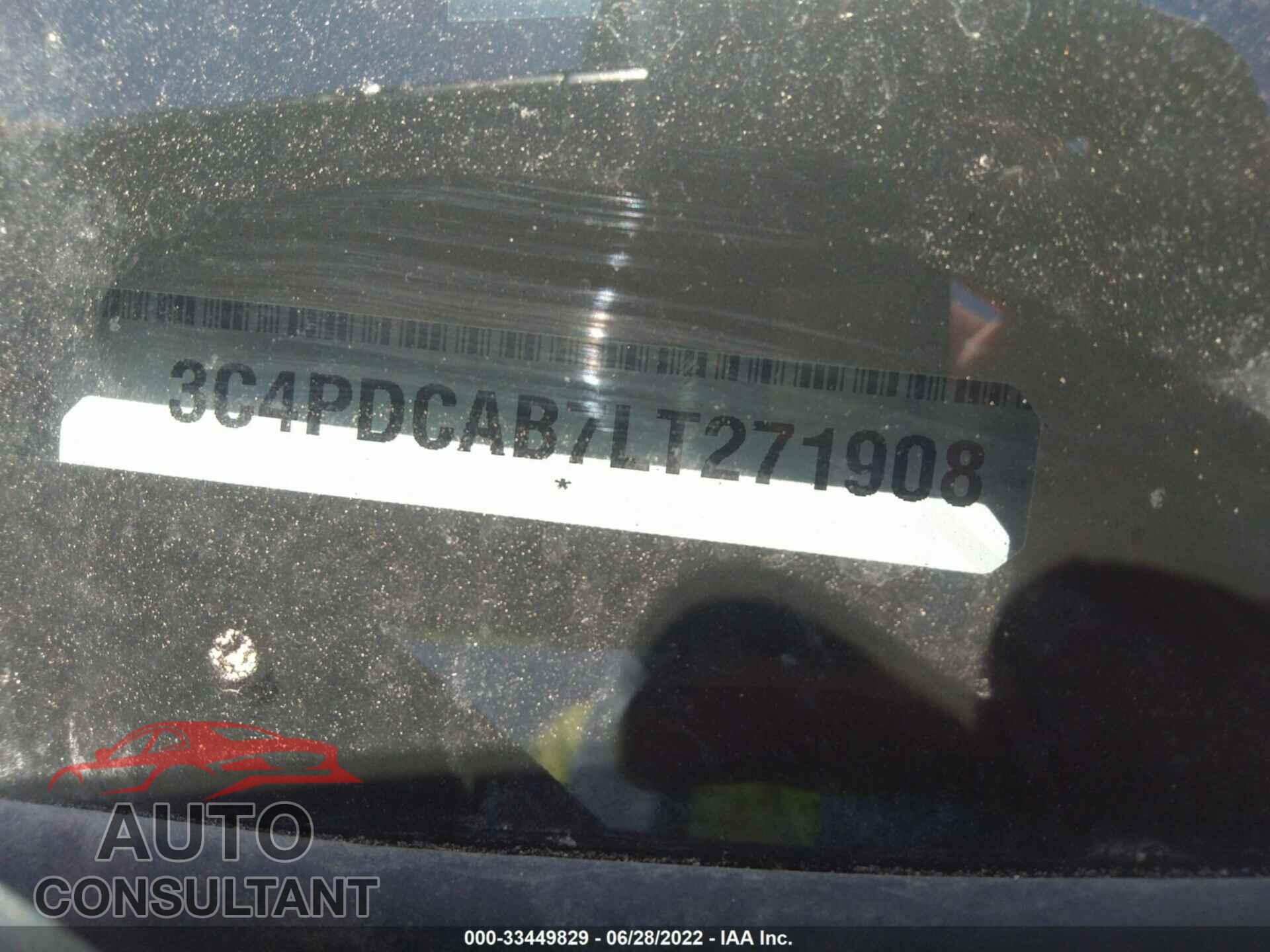 DODGE JOURNEY 2020 - 3C4PDCAB7LT271908