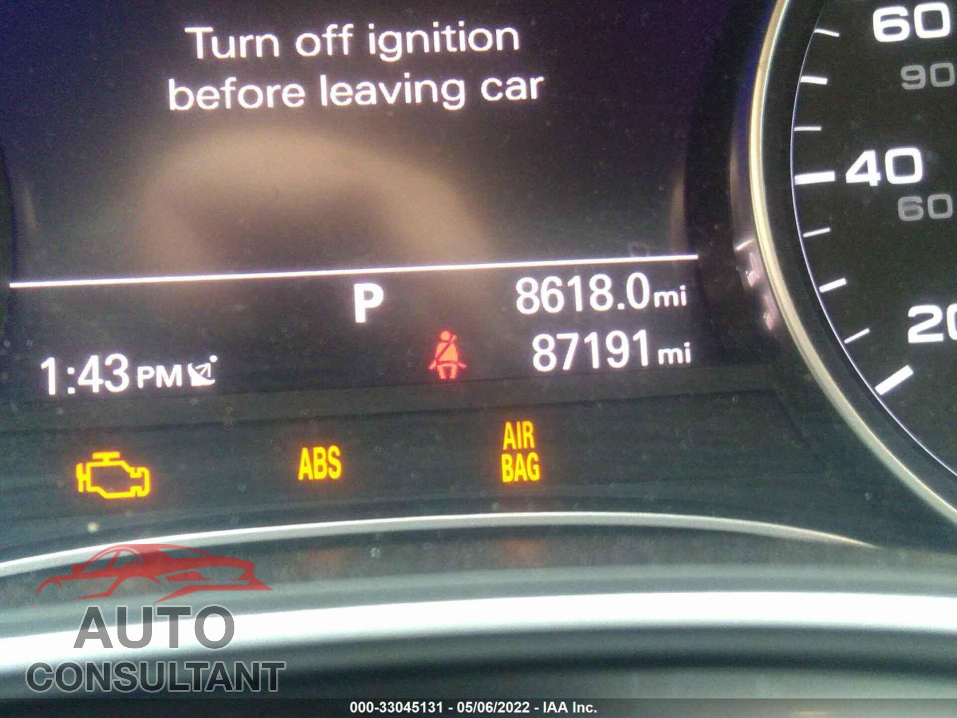 AUDI A6 2016 - WAUGFAFC4GN119412