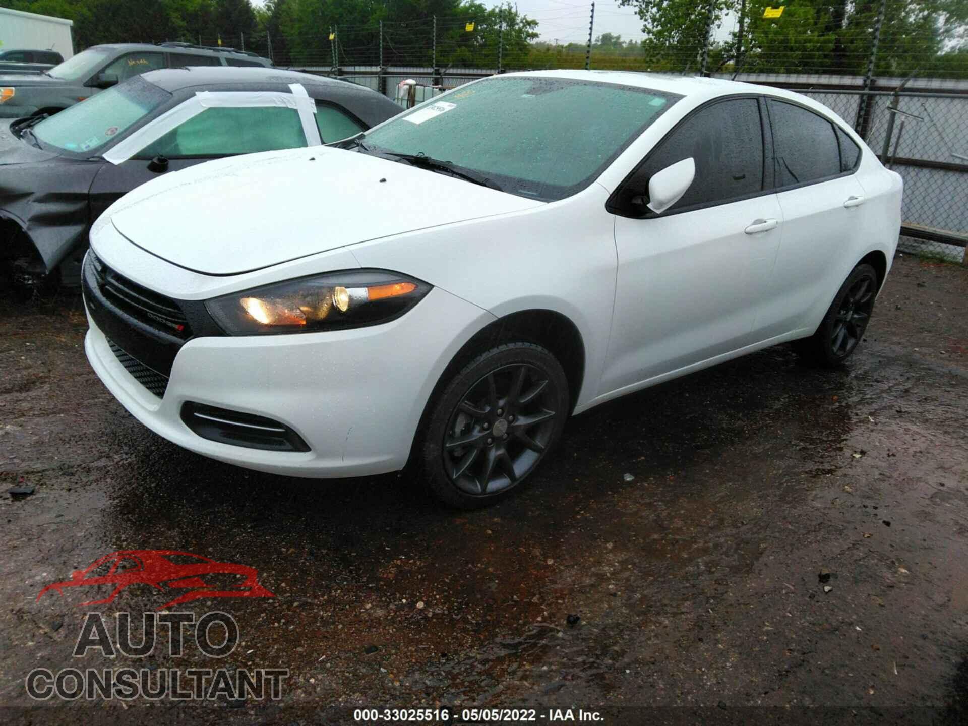 DODGE DART 2016 - 1C3CDFAA3GD736921