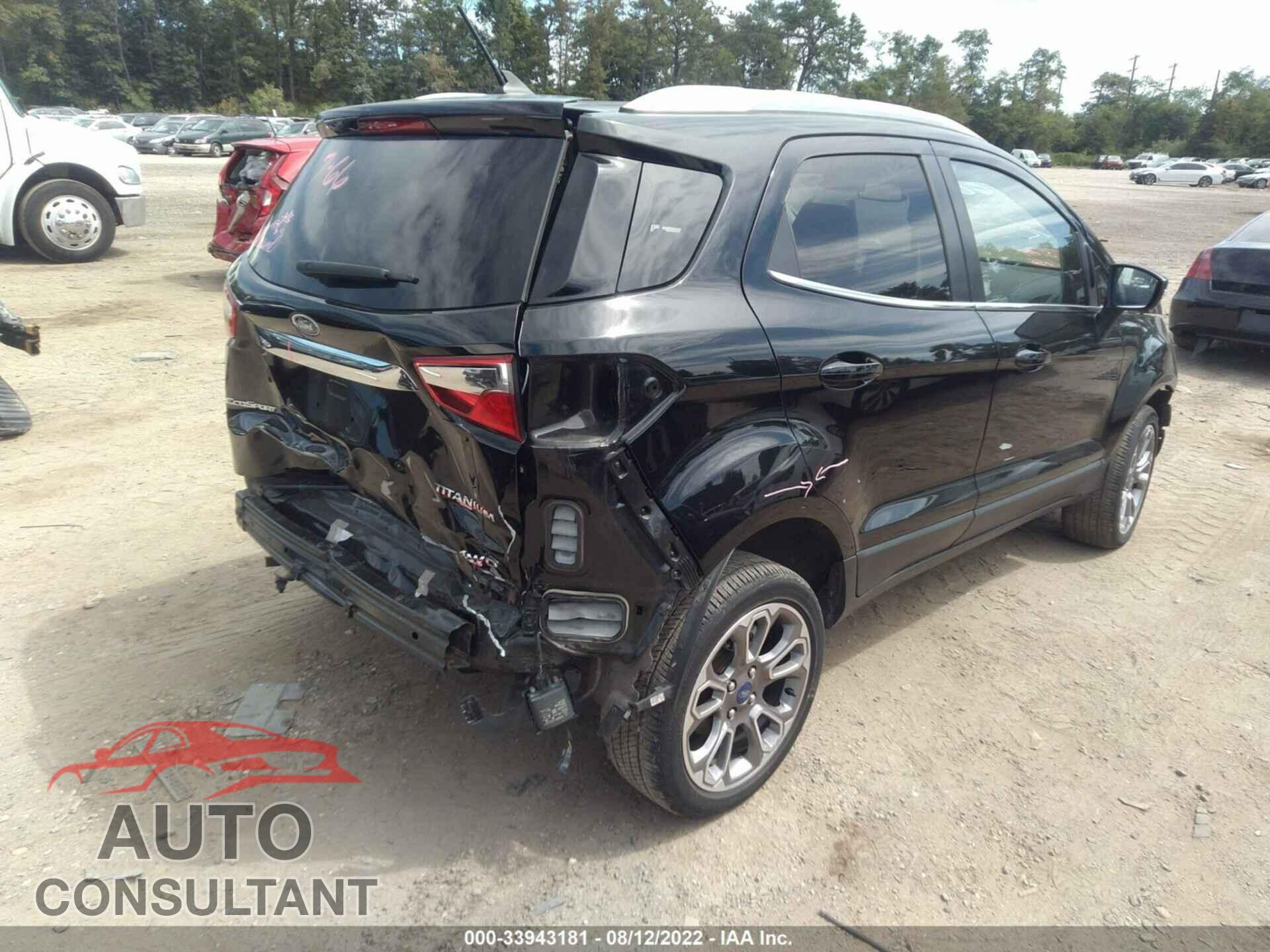 FORD ECOSPORT 2019 - MAJ6S3KL3KC281568