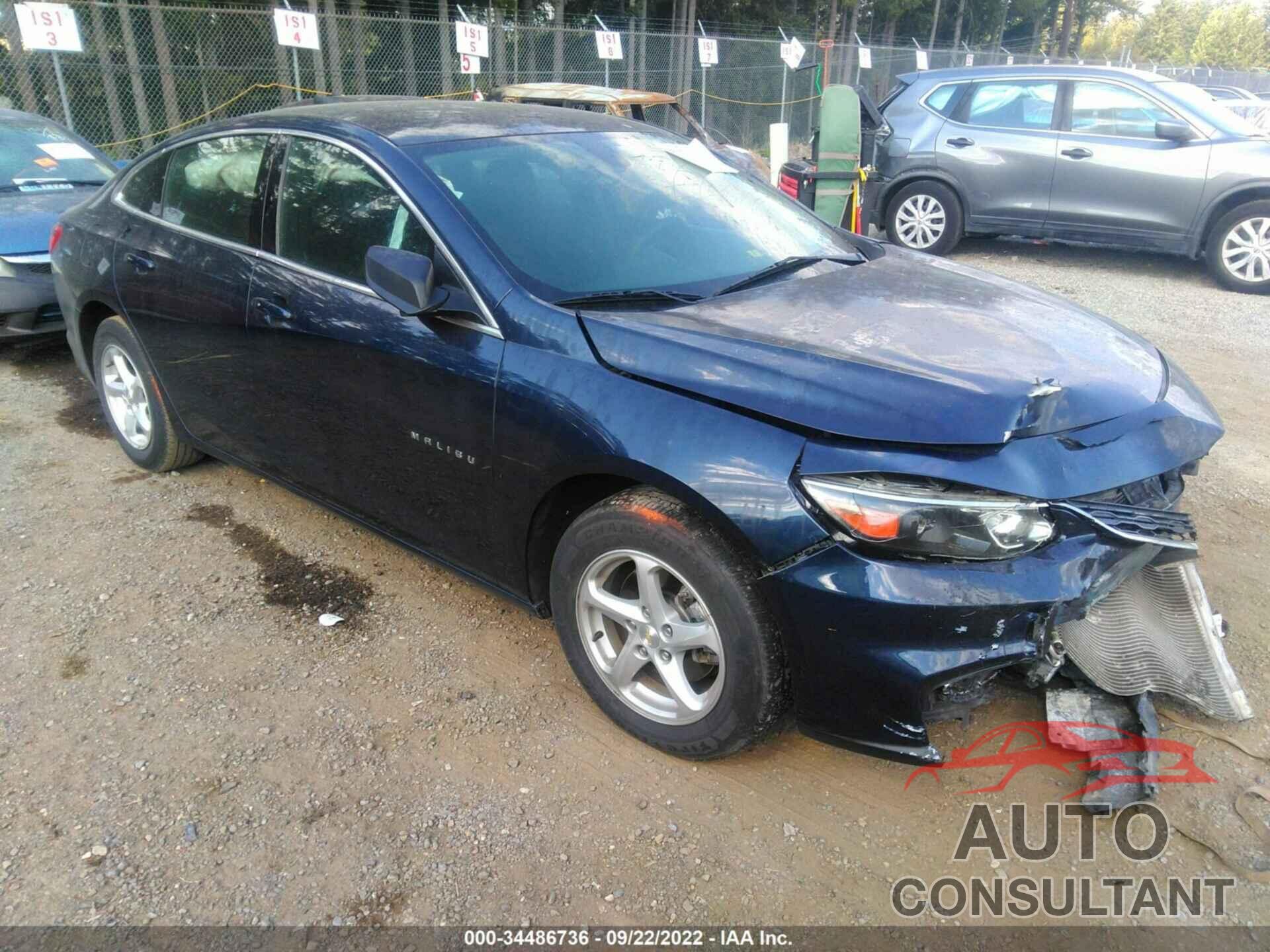 CHEVROLET MALIBU 2017 - 1G1ZC5ST3HF100940