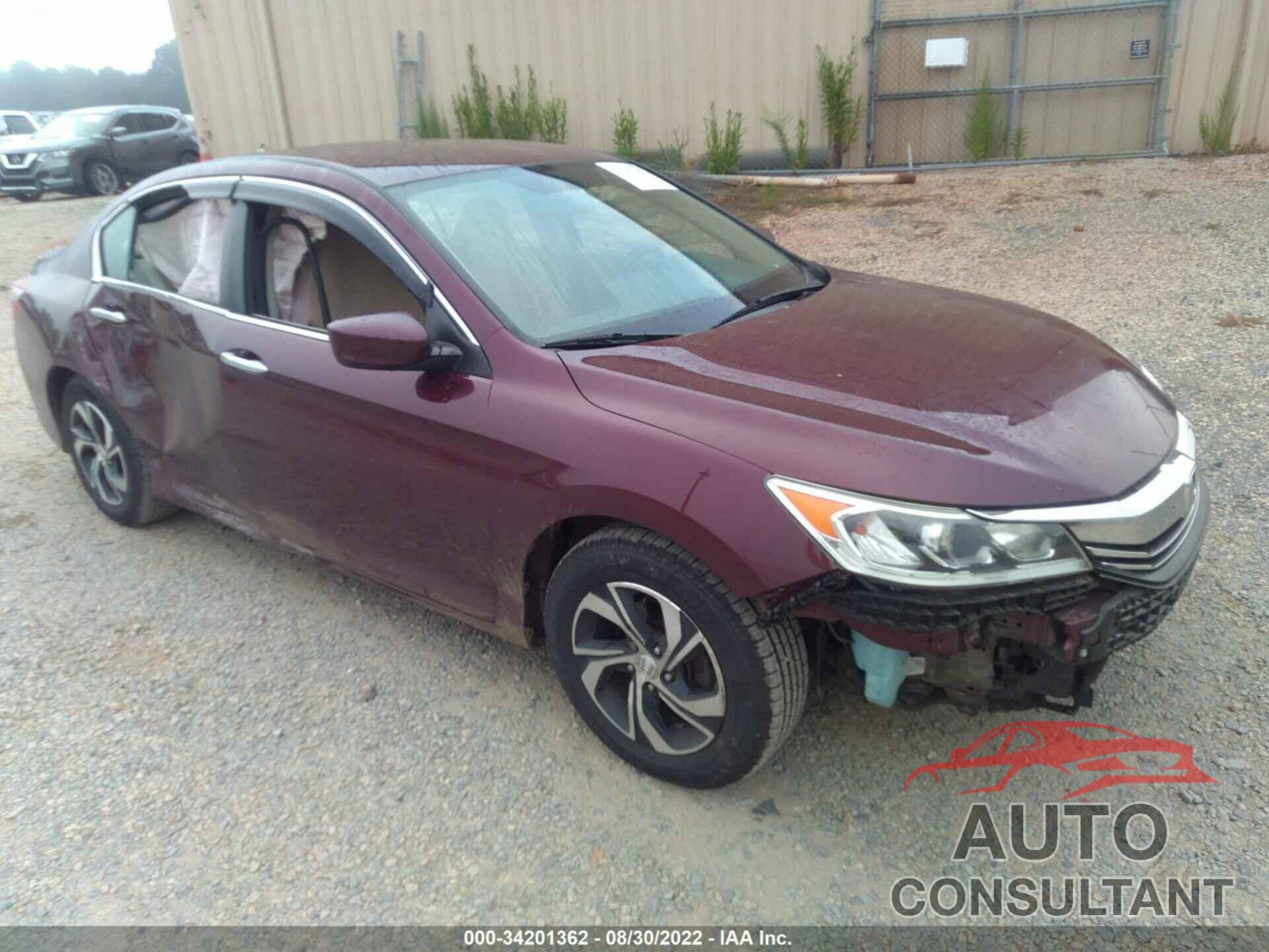 HONDA ACCORD SEDAN 2017 - 1HGCR2F36HA042499