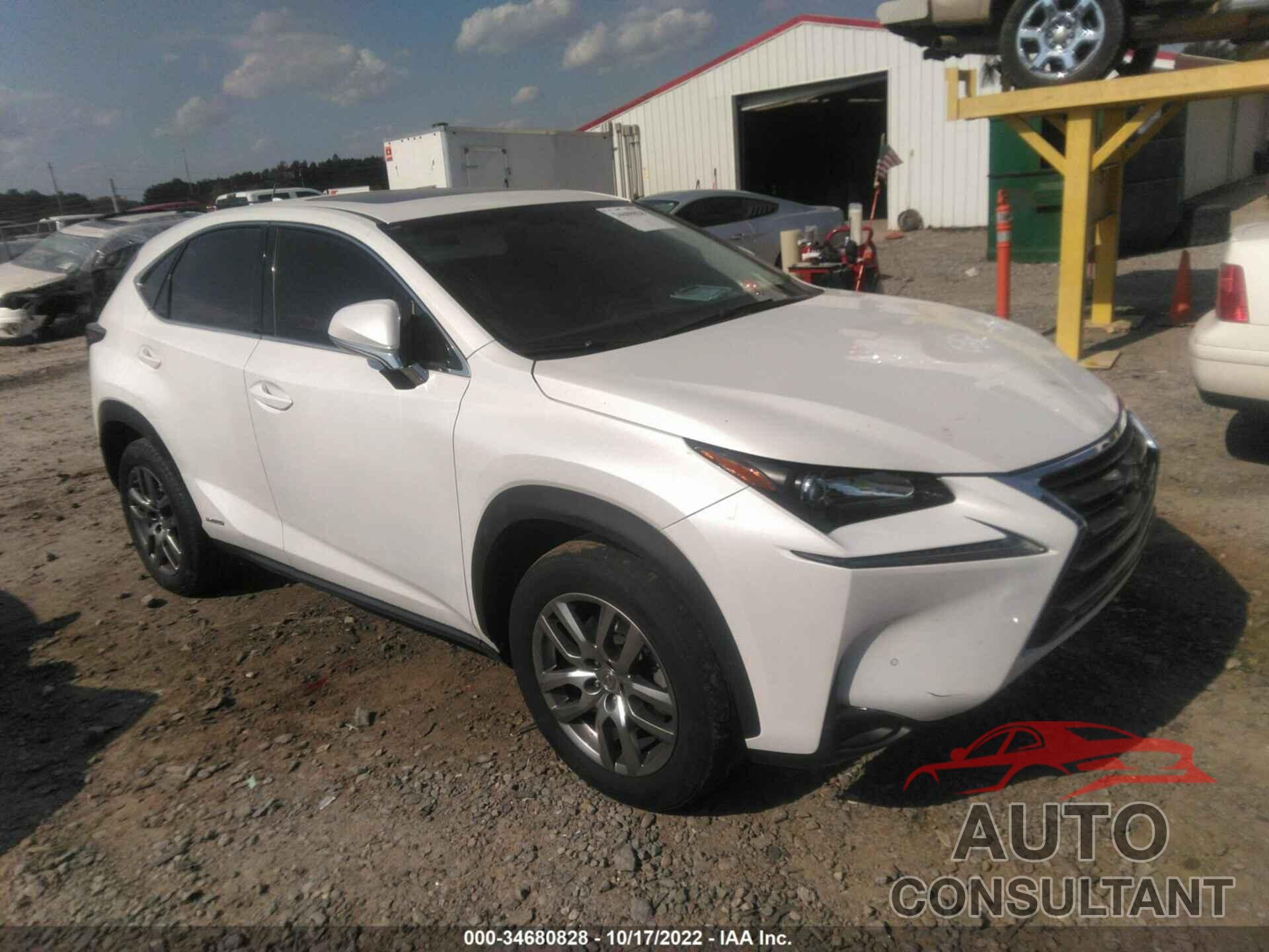 LEXUS NX 300H 2016 - JTJYWRBZ0G2010055