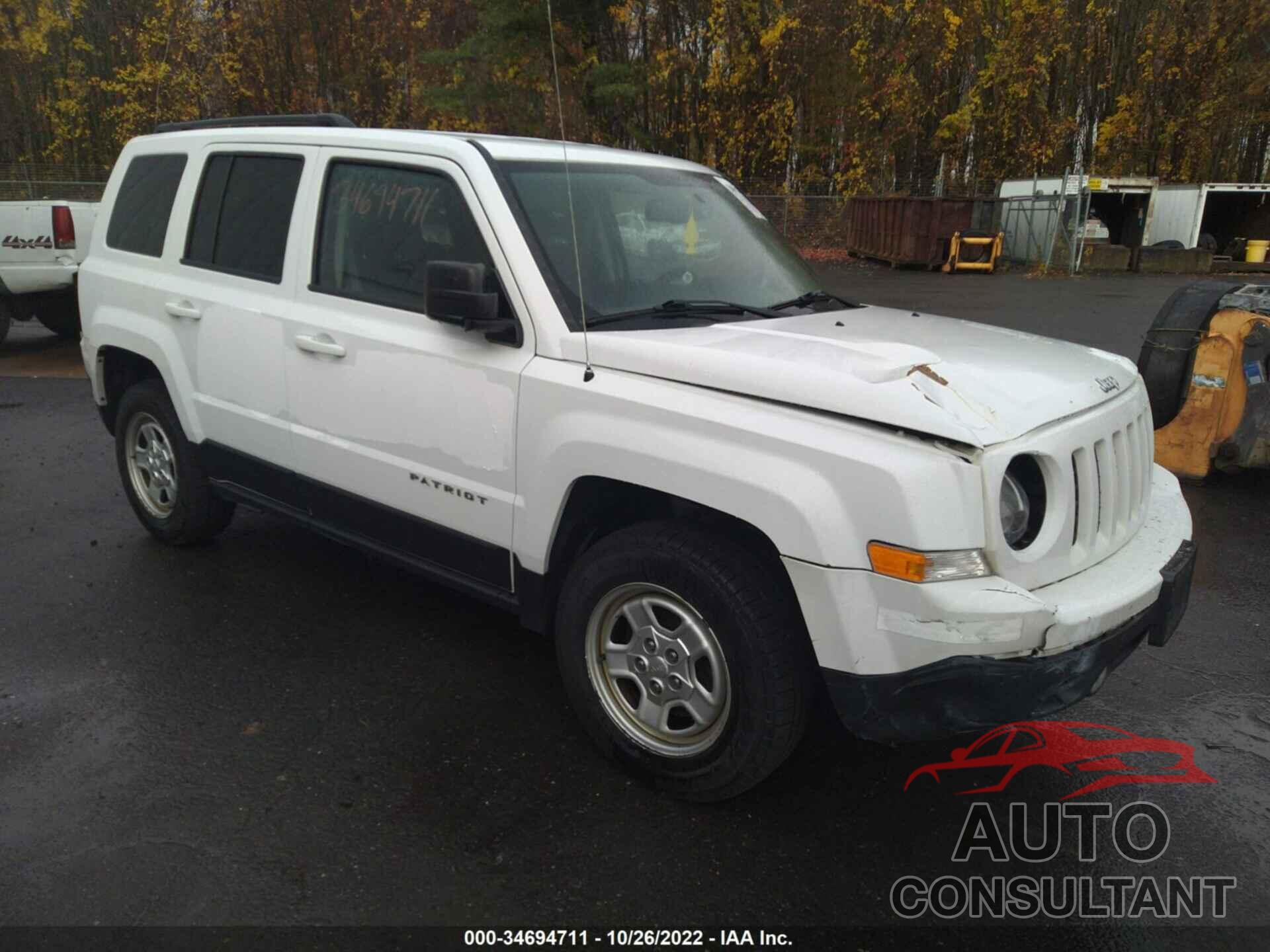 JEEP PATRIOT 2016 - 1C4NJRBB5GD807381