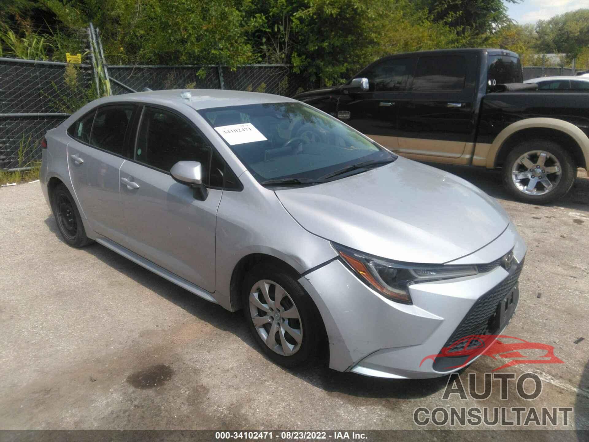 TOYOTA COROLLA 2020 - 5YFEPRAE6LP006492