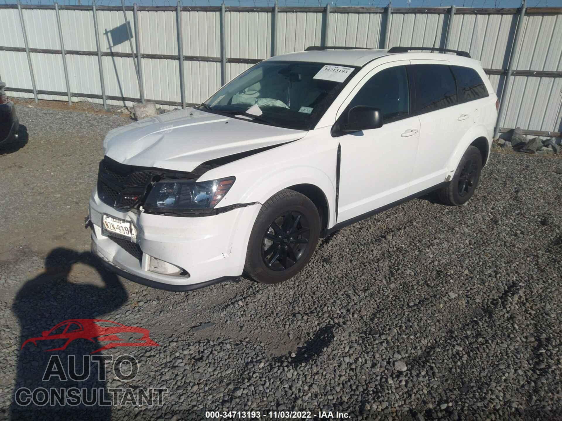 DODGE JOURNEY 2020 - 3C4PDCAB6LT237152