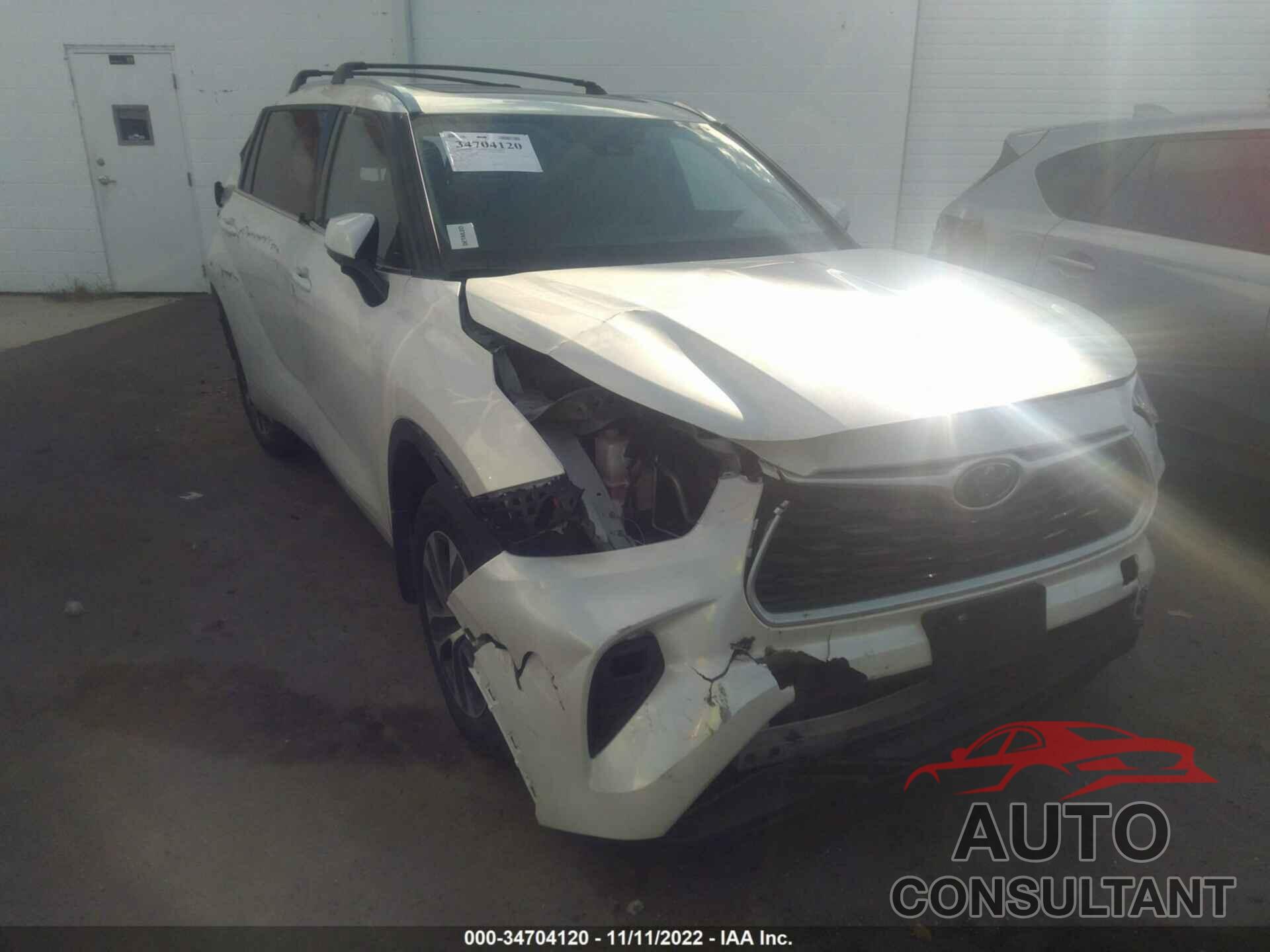 TOYOTA HIGHLANDER 2020 - 5TDGZRBH5LS502709