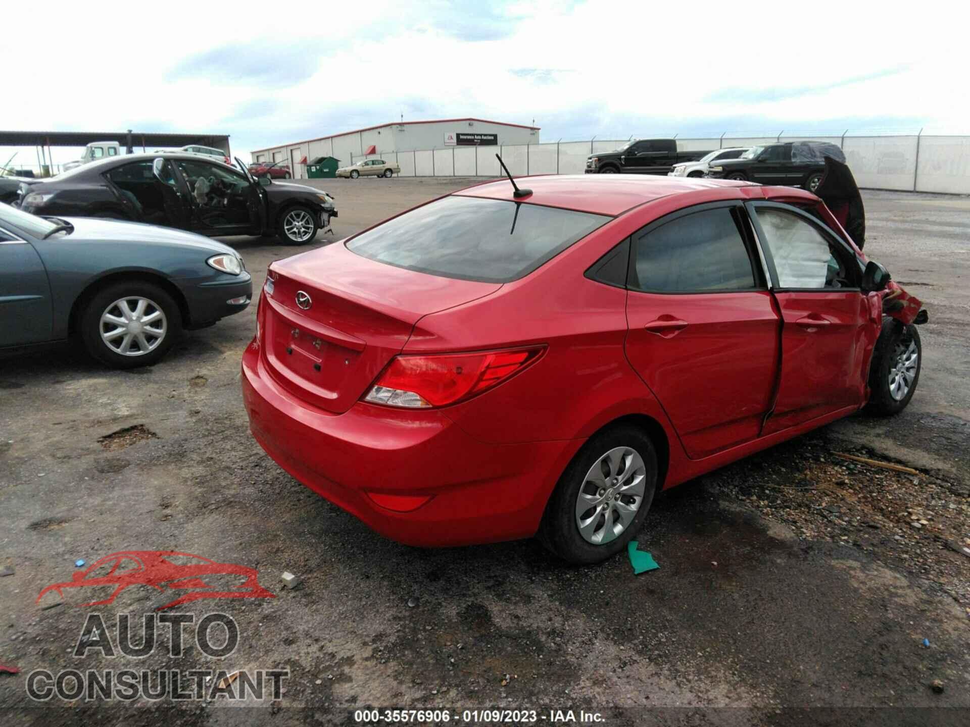 HYUNDAI ACCENT 2016 - KMHCT4AEXGU018882