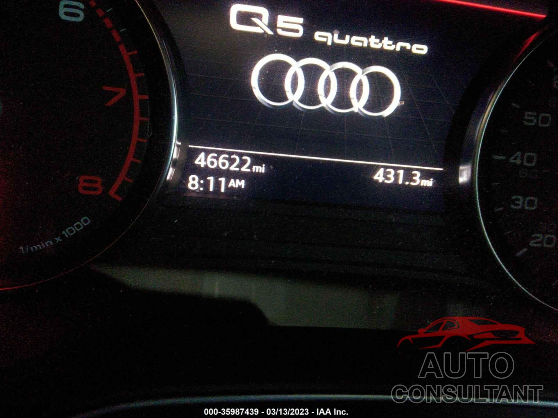 AUDI Q5 2019 - WA1ANAFY8K2042099