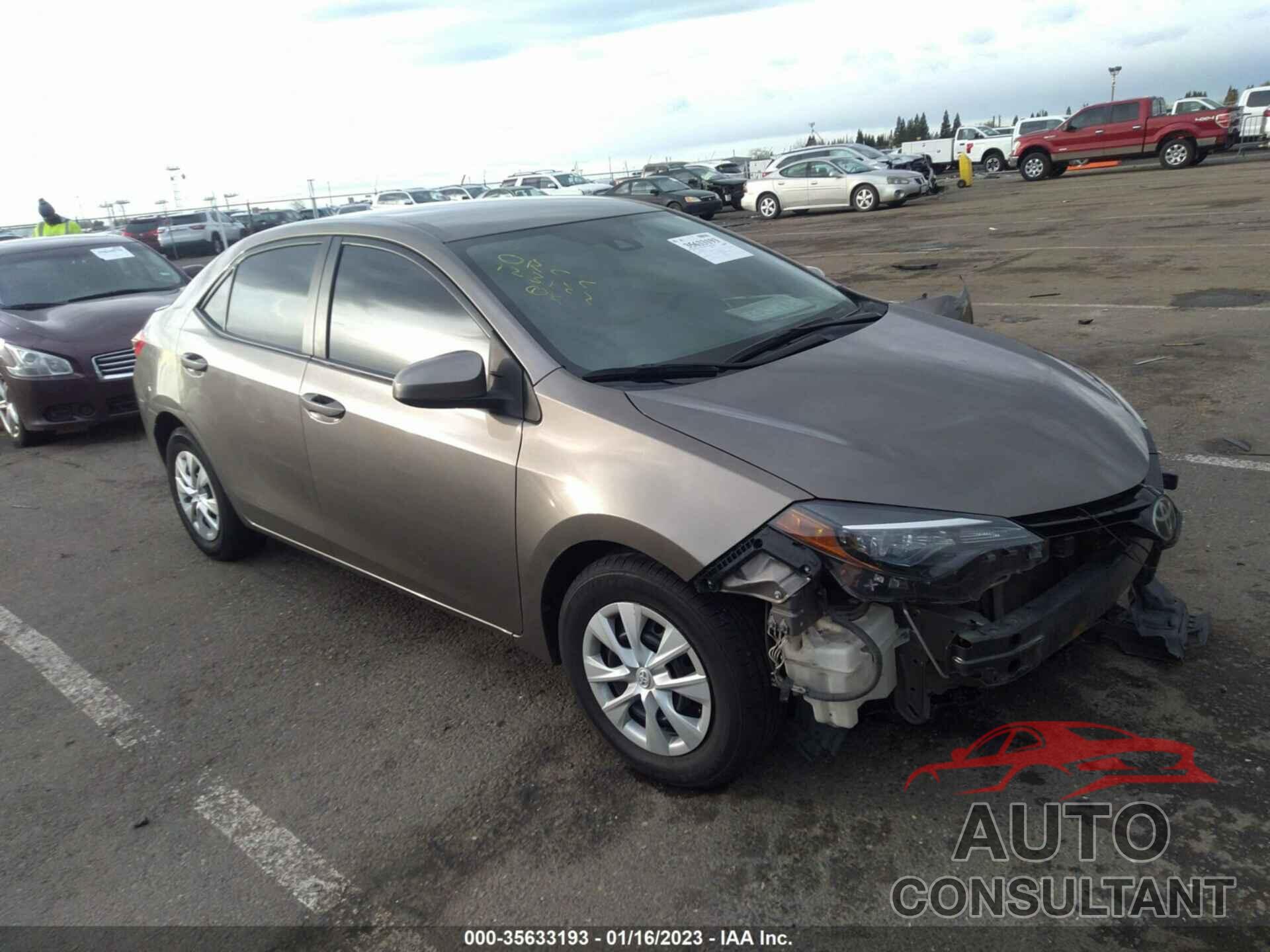 TOYOTA COROLLA 2017 - 2T1BPRHEXHC758874