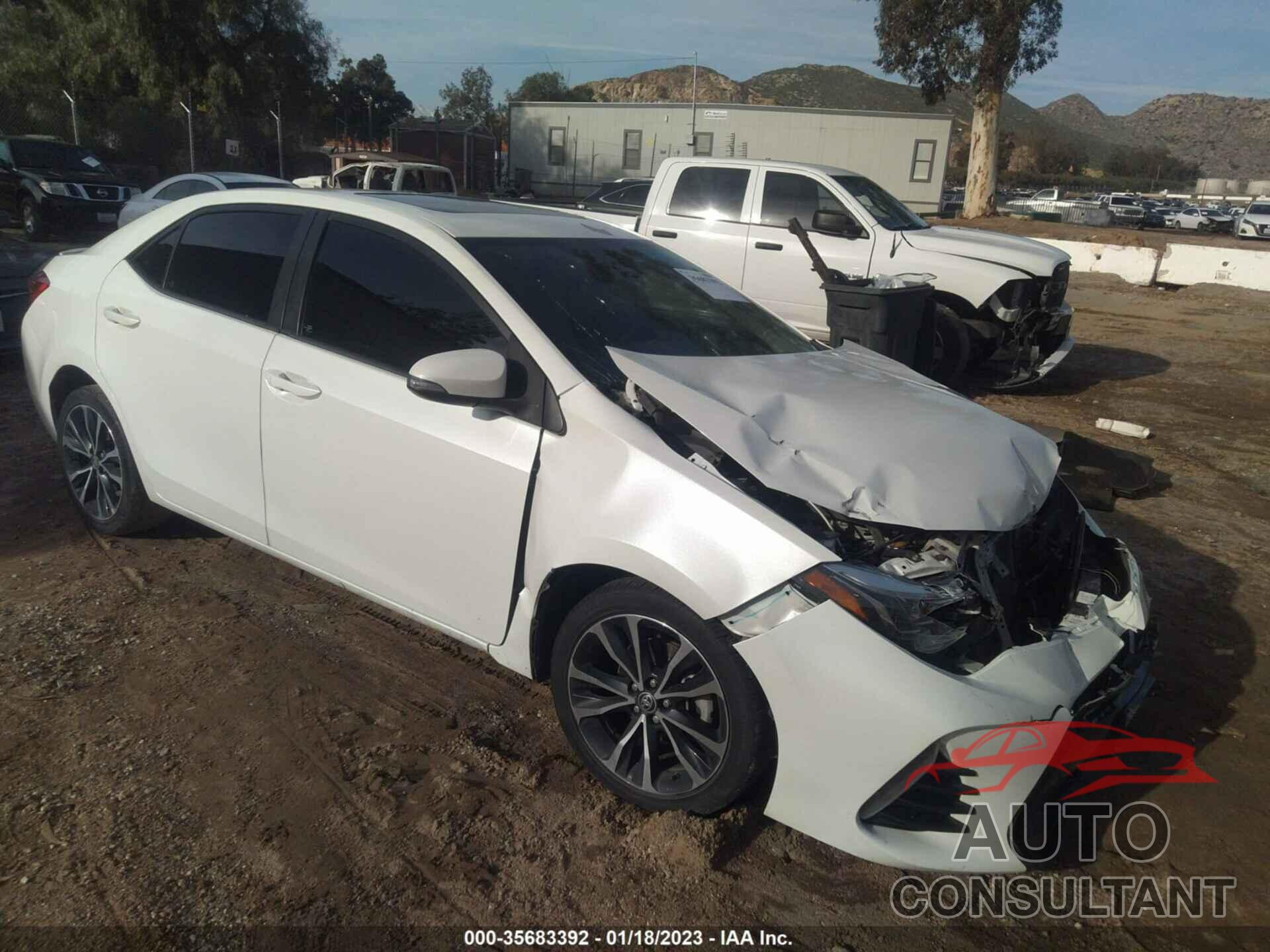 TOYOTA COROLLA 2017 - 5YFBURHE0HP606465