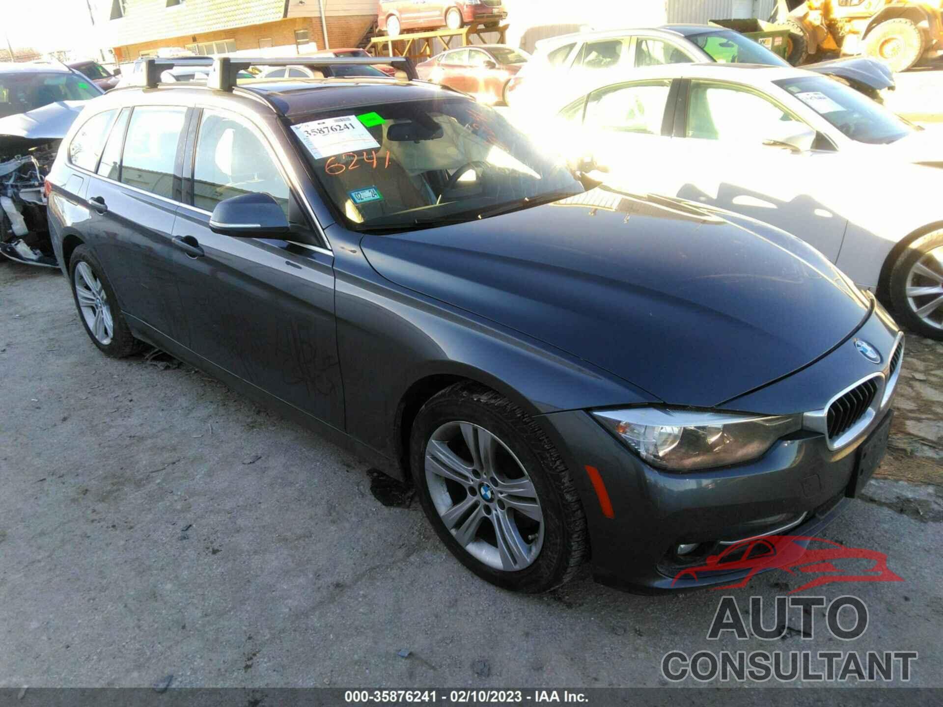 BMW 3 SERIES 2017 - WBA8K3C59HK679303