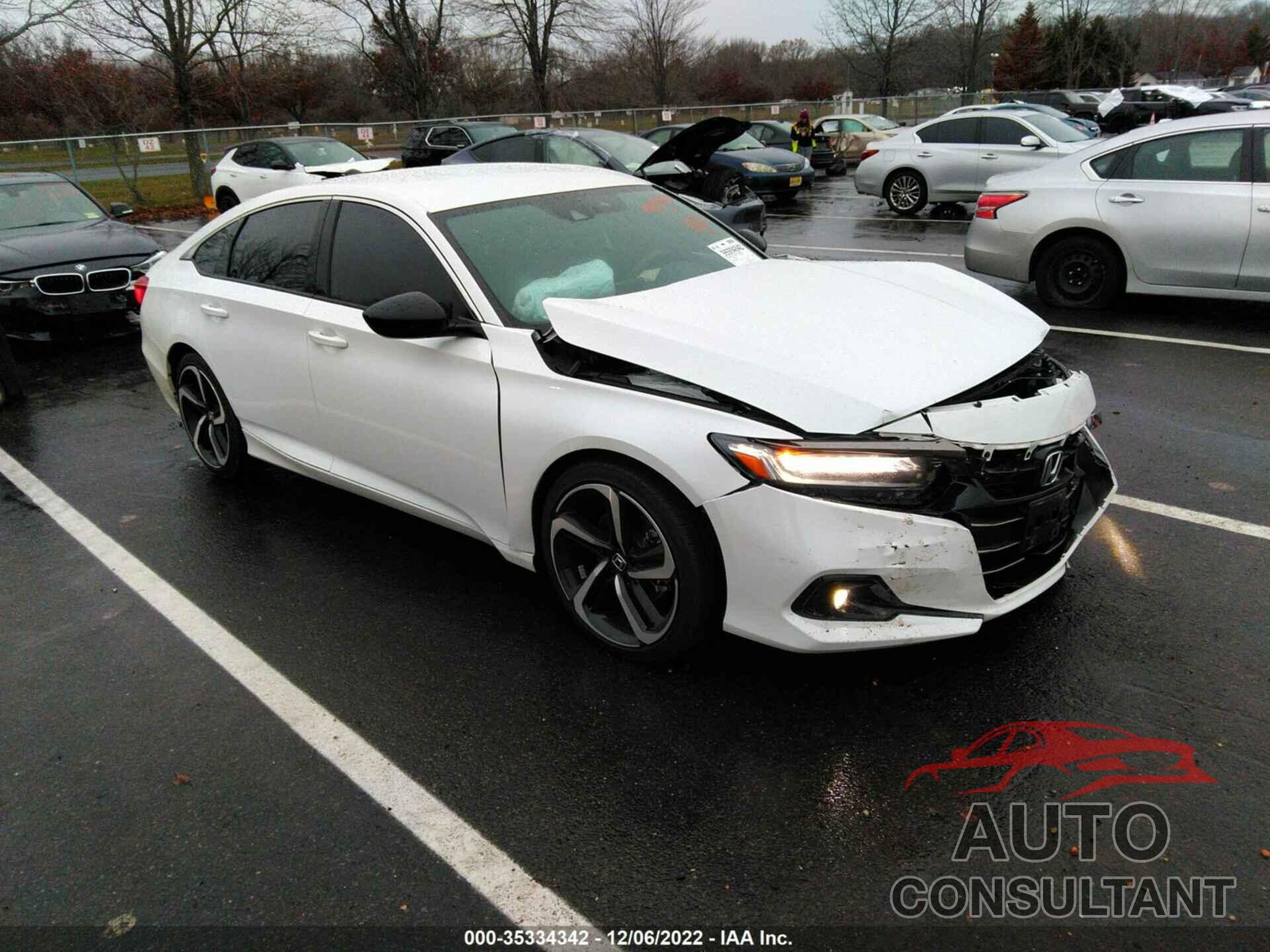 HONDA ACCORD SEDAN 2022 - 1HGCV1F36NA003039