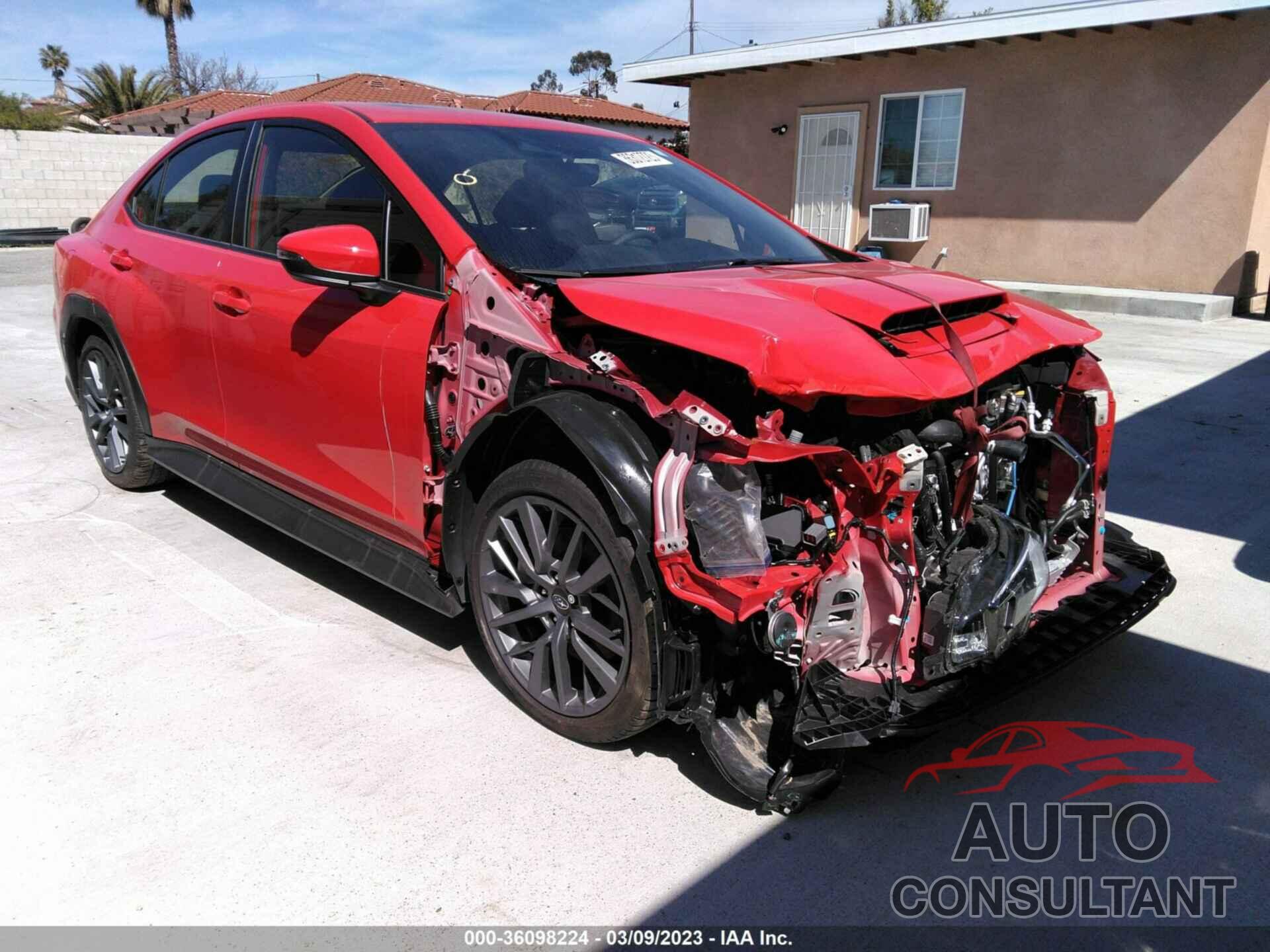 SUBARU WRX 2022 - JF1VBAU67N8020247