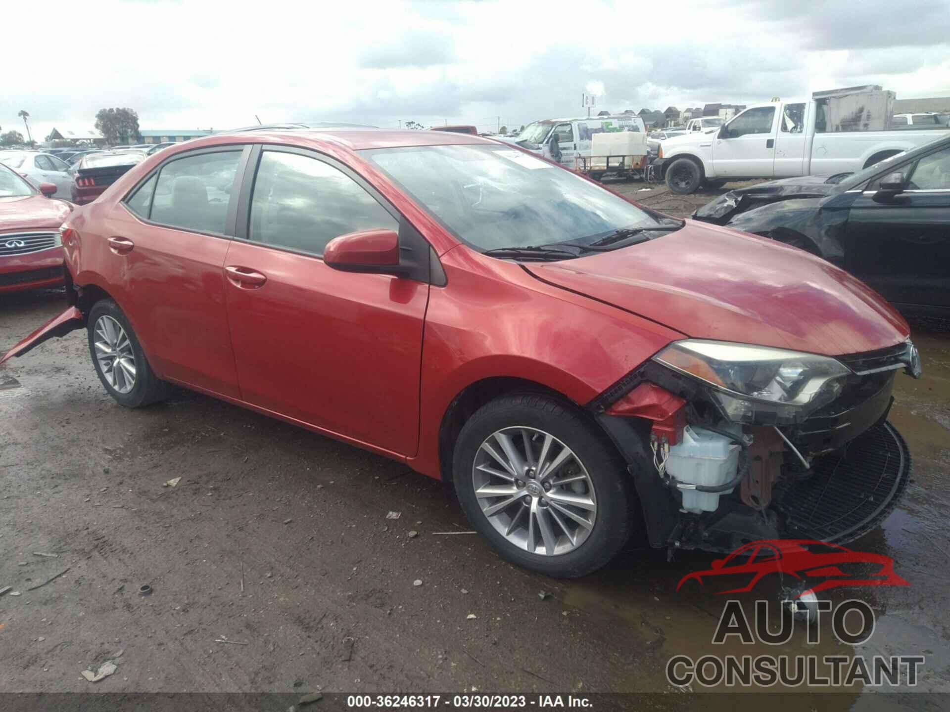 TOYOTA COROLLA 2015 - 5YFBURHE4FP183158