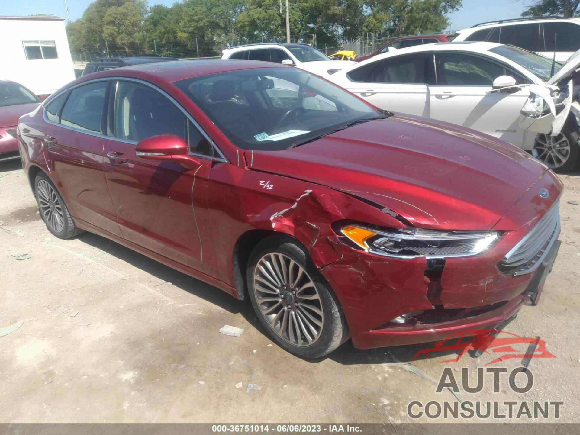 FORD FUSION 2017 - 3FA6P0T98HR373224