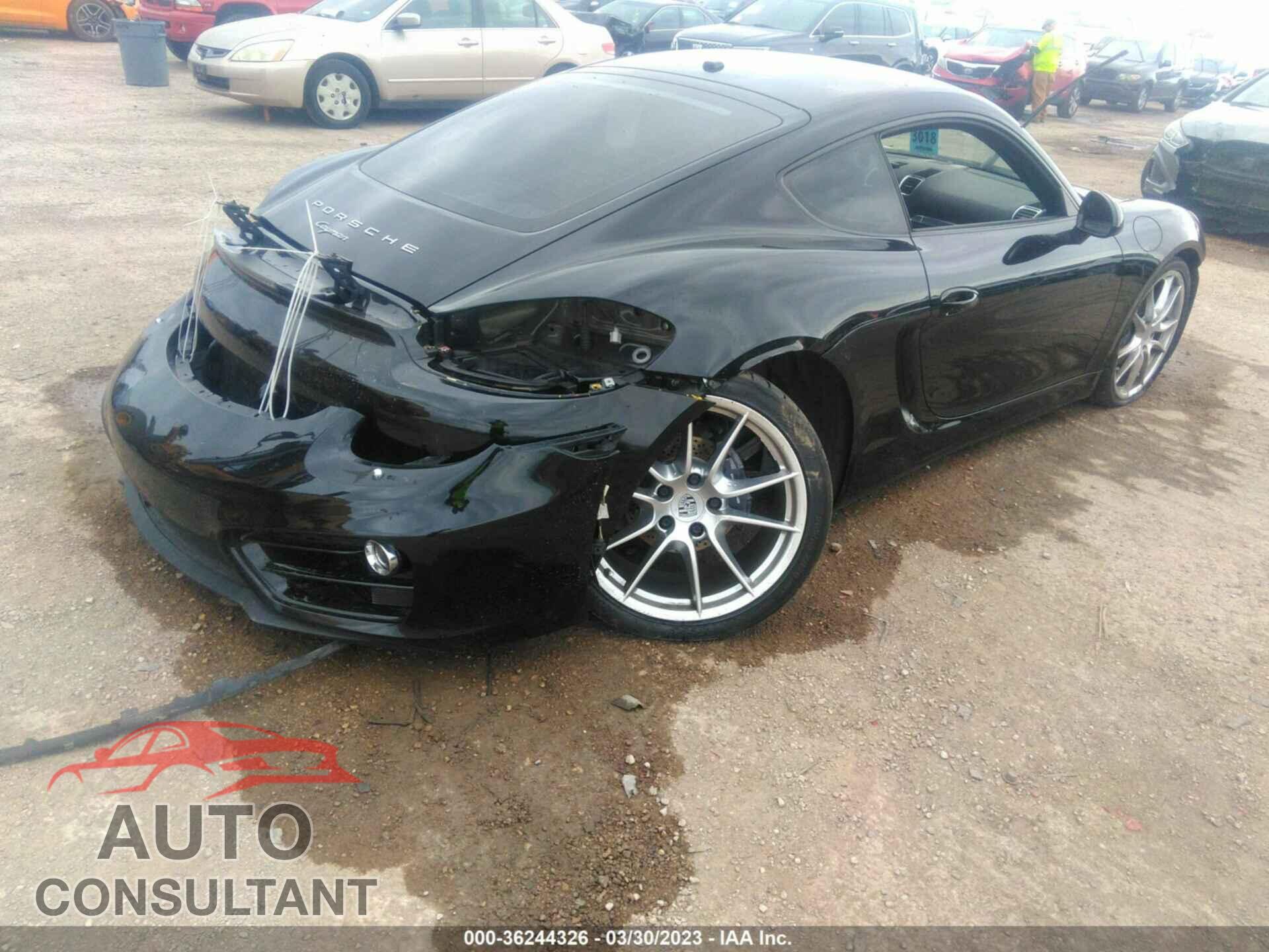 PORSCHE CAYMAN 2014 - WP0AA2A86EK170179