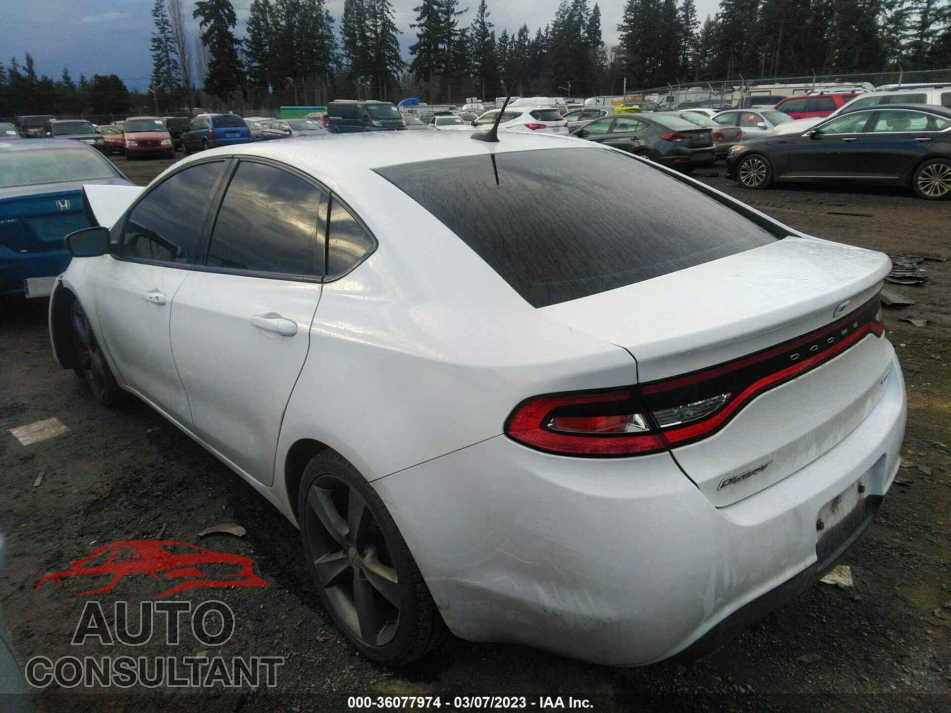 DODGE DART 2015 - 1C3CDFEB4FD266609